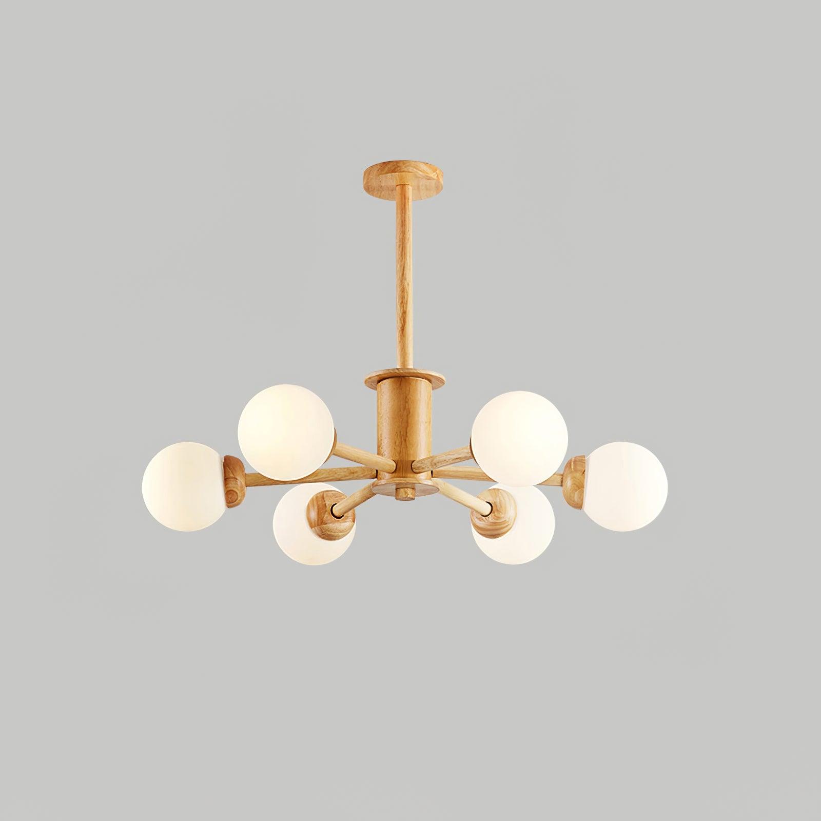 Kozan Wooden Chandelier - Letslighting