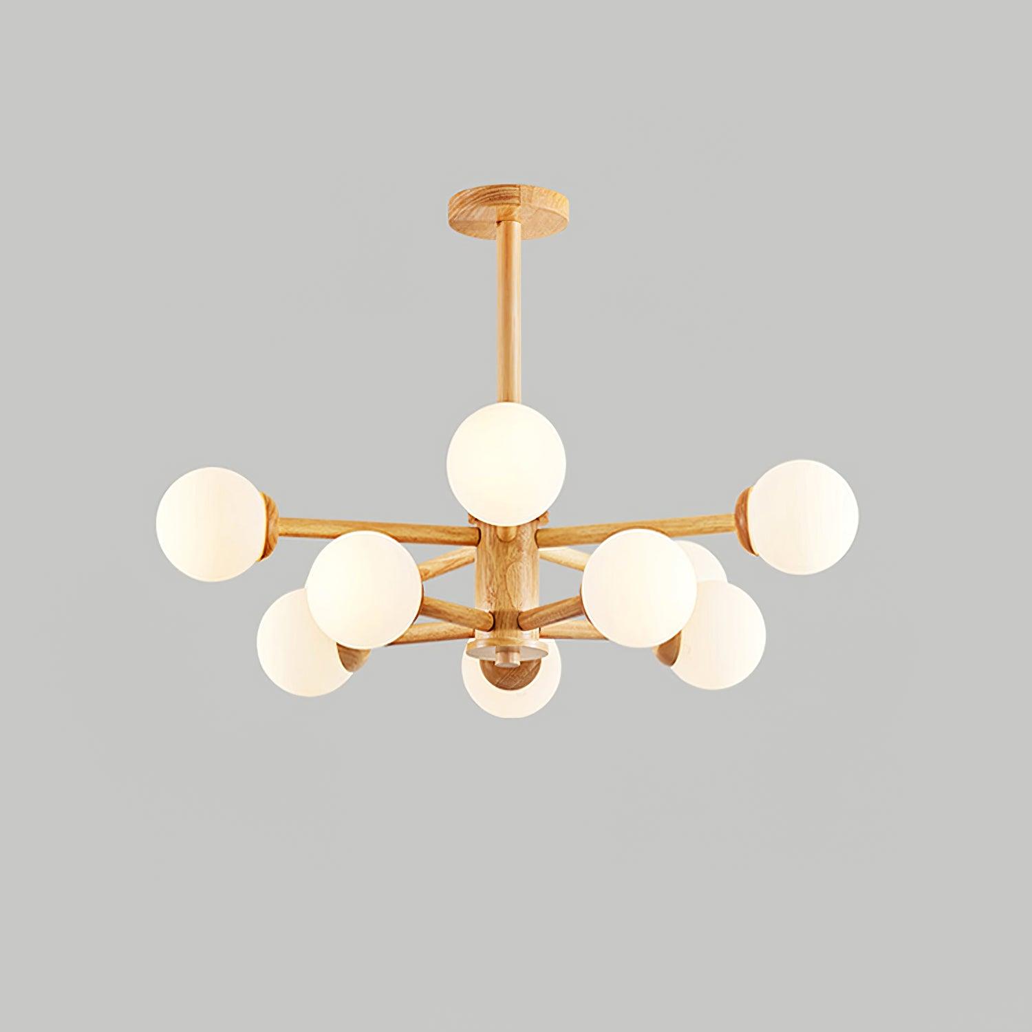 Kozan Wooden Chandelier - Letslighting