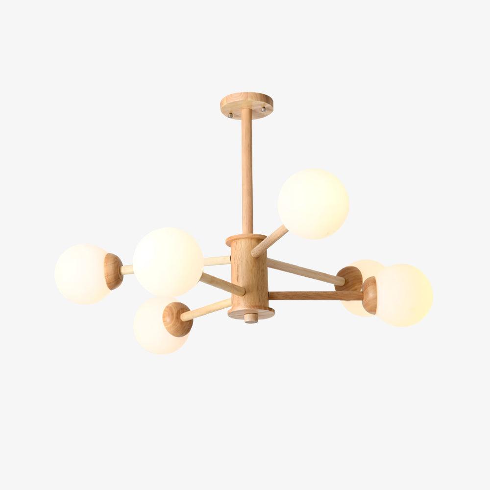 Kozan Wooden Chandelier - Letslighting