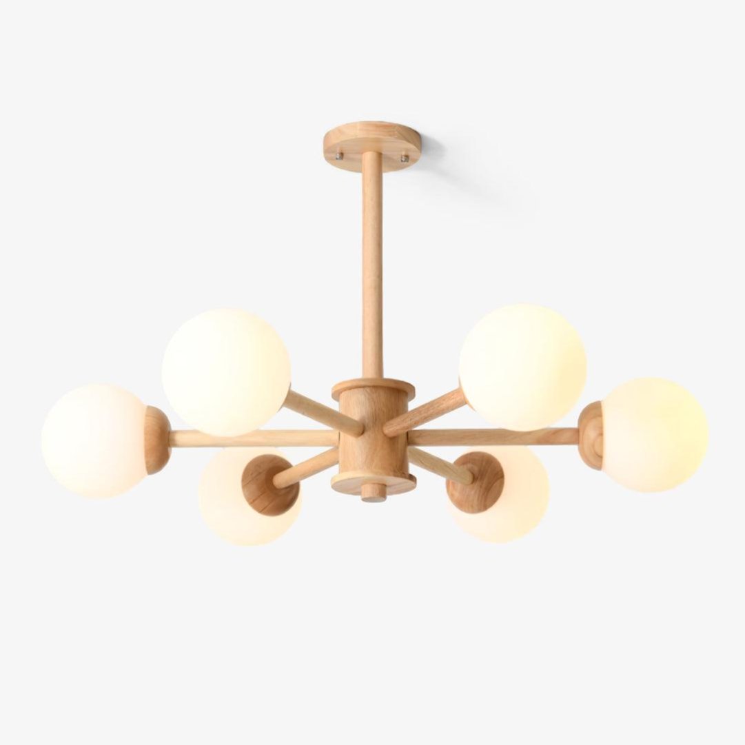Kozan Wooden Chandelier - Letslighting