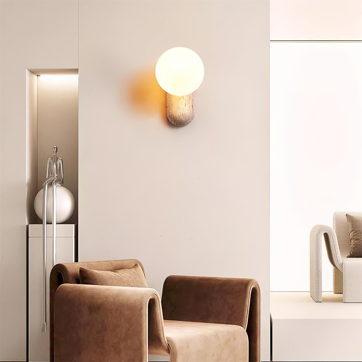 Ritta Wall Lamp Organic Serenity - Letslighting