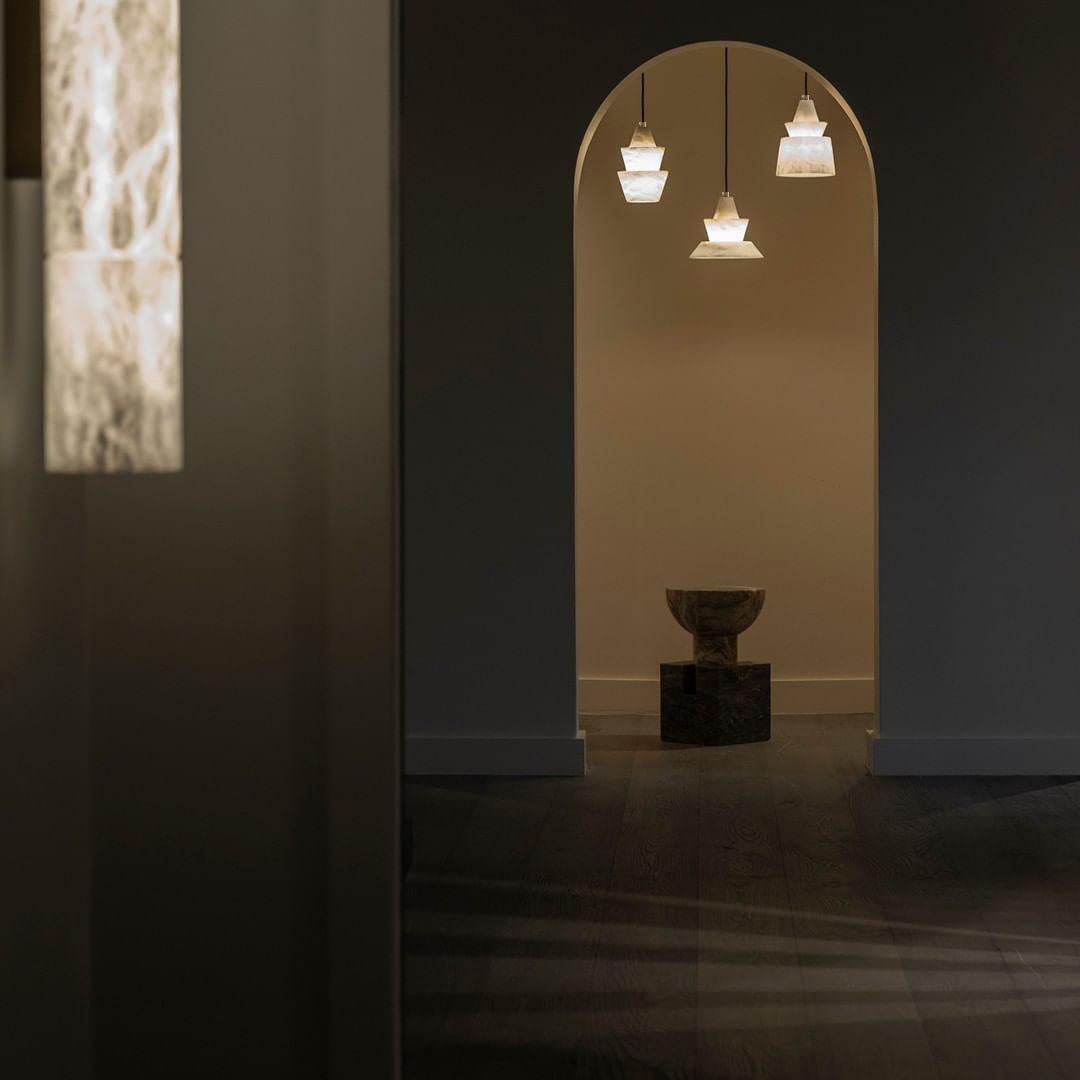 Strata Alabaster Pendant Light - Letslighting