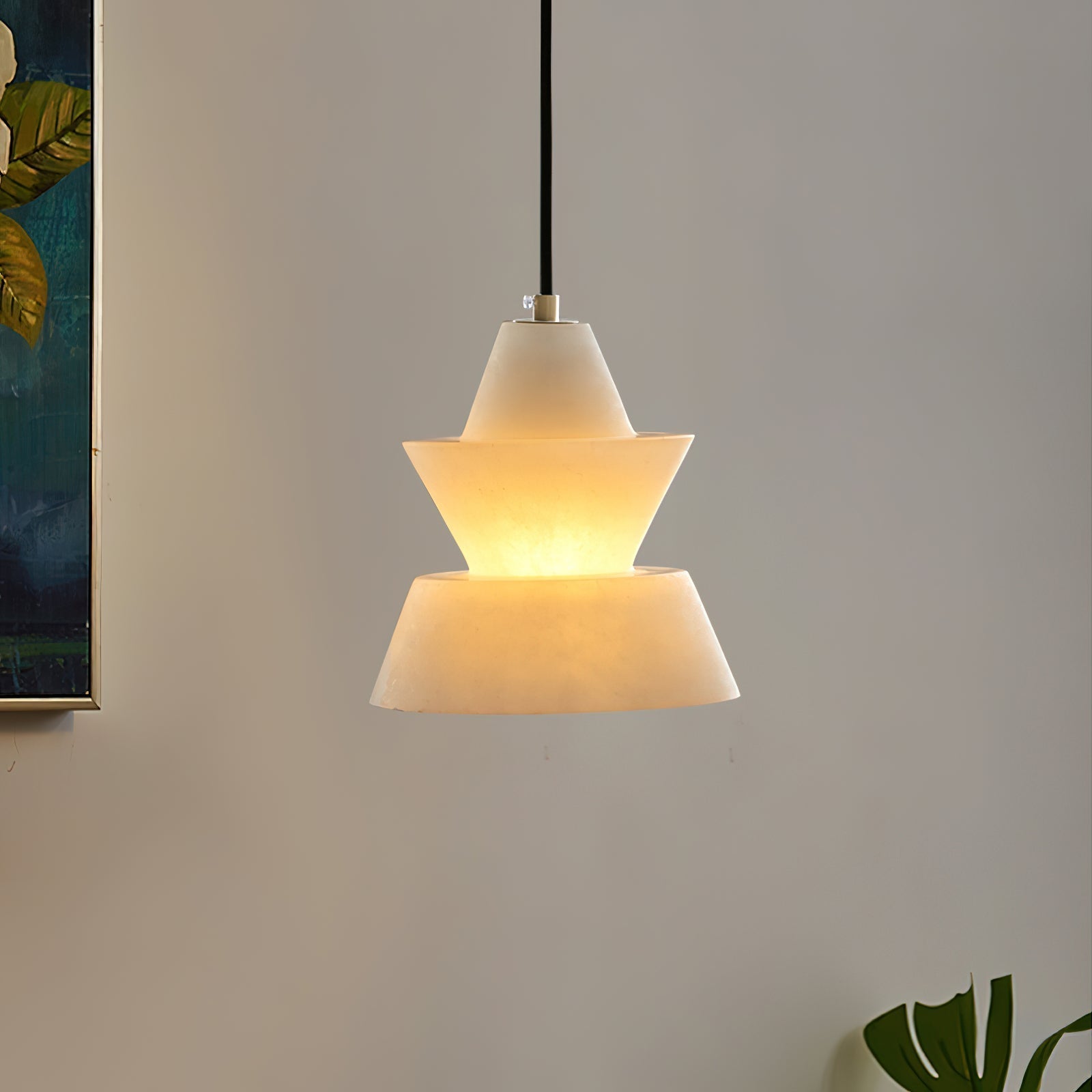 Strata Alabaster Pendant Light - Letslighting