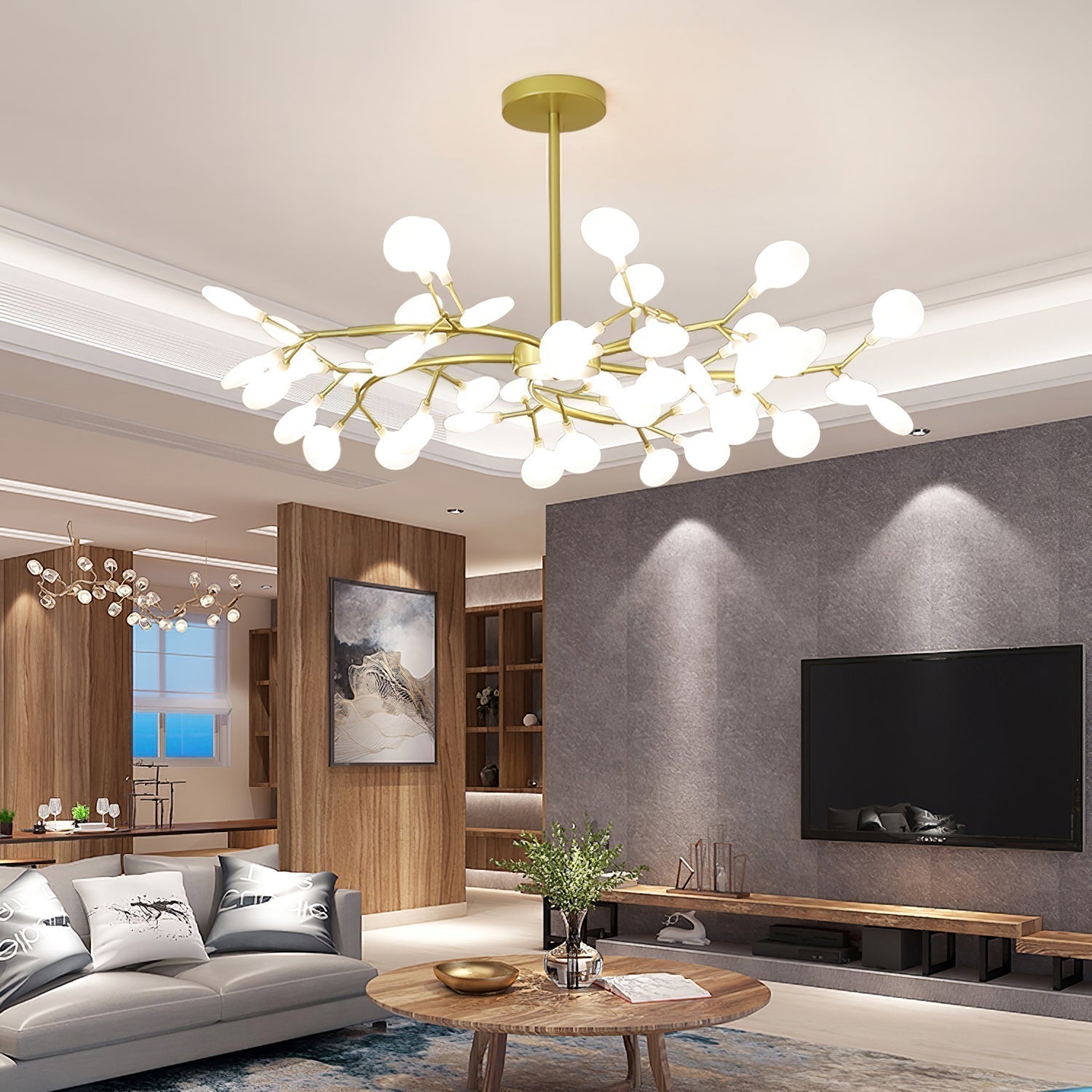 LED Firefly Sputnik Chandelier - Letslighting