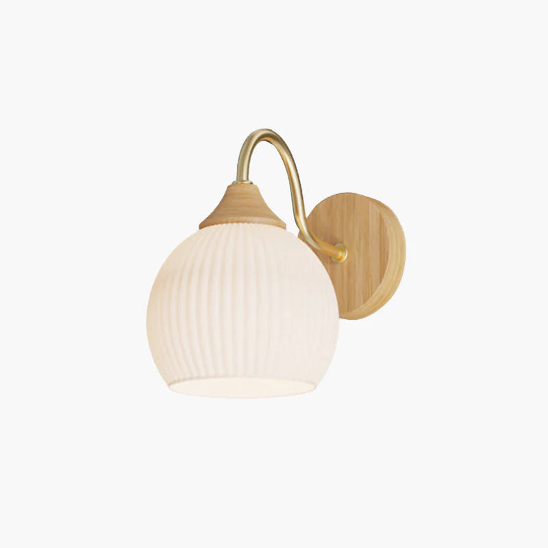 Muto Nórdico Cristal LED Minimalista Lámpara de Pared Balcón