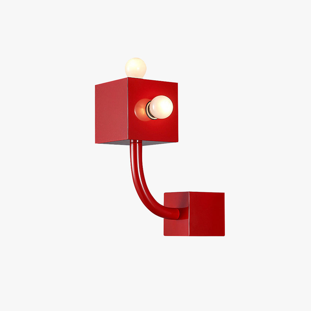 Aria Moderno Industrial LED Aplique de Pared Metal Salón Dormitorio