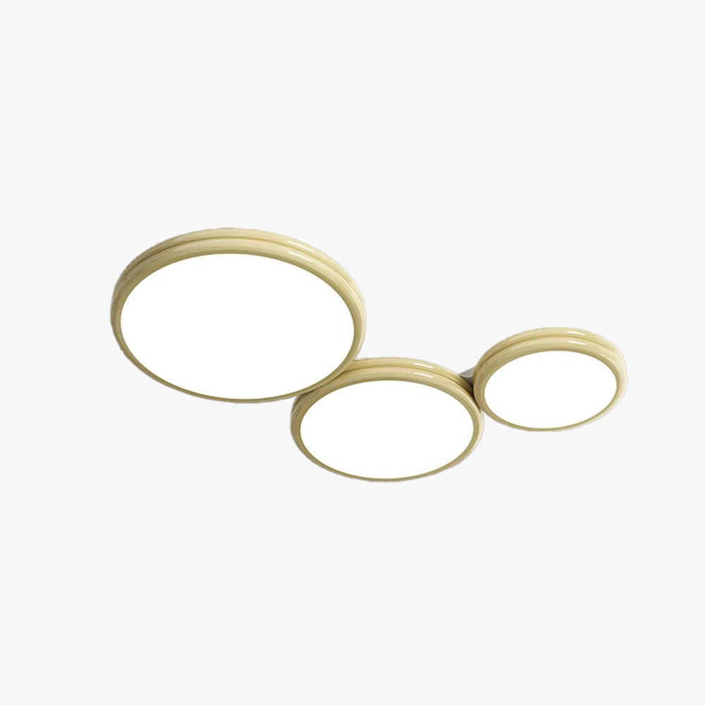 Valentina Moderna Minimalista Metal Vidrio Lámpara de Techo