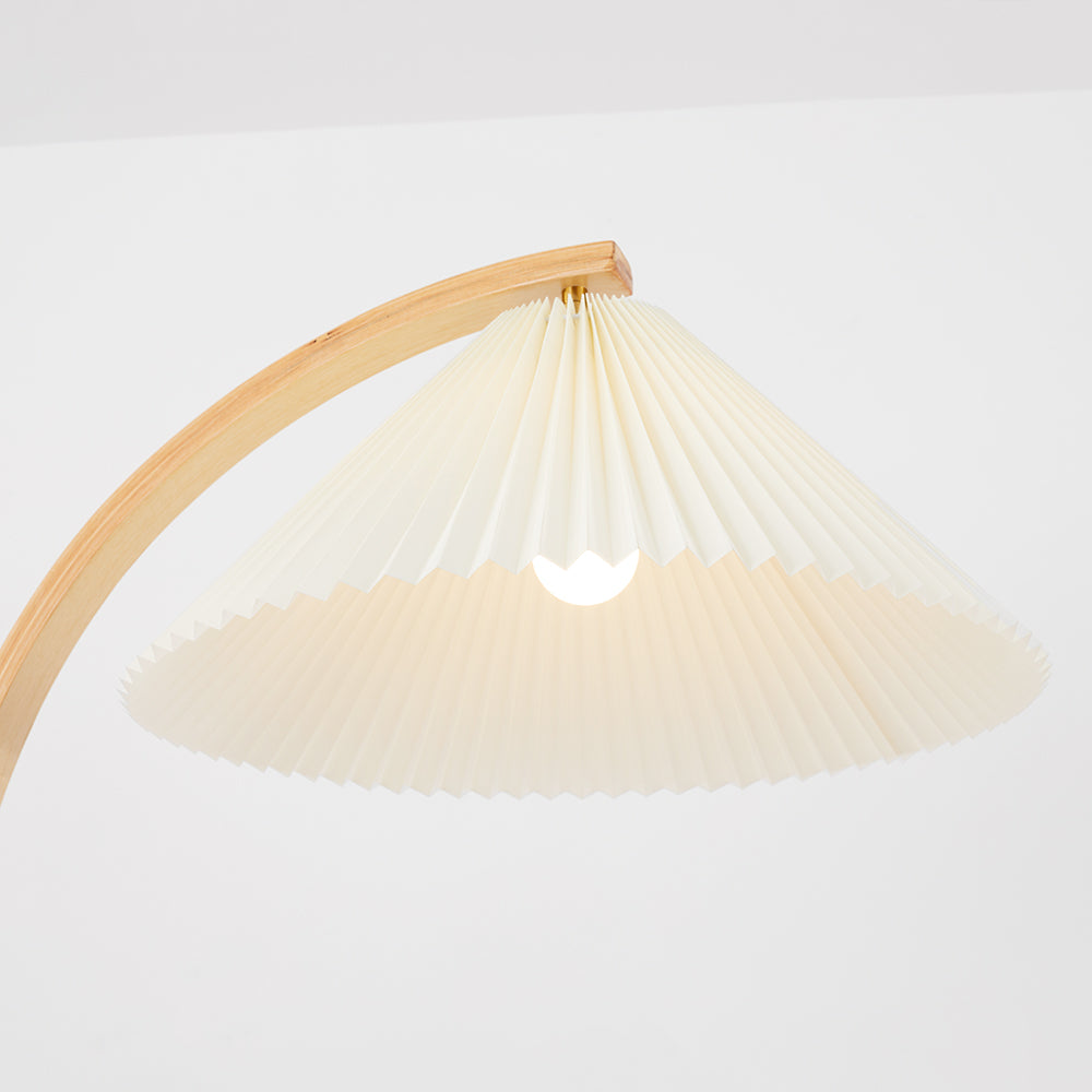 Ozawa Moderno Geométrico Metal LED Lámpara de Pie Blanco/Beige/Café