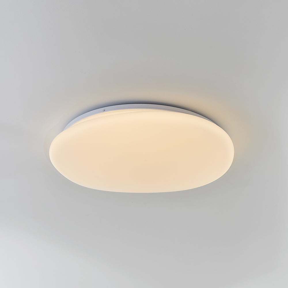 Arisha Irregular Redonda Metal/Acrílica Lámpara de Techo Blanco