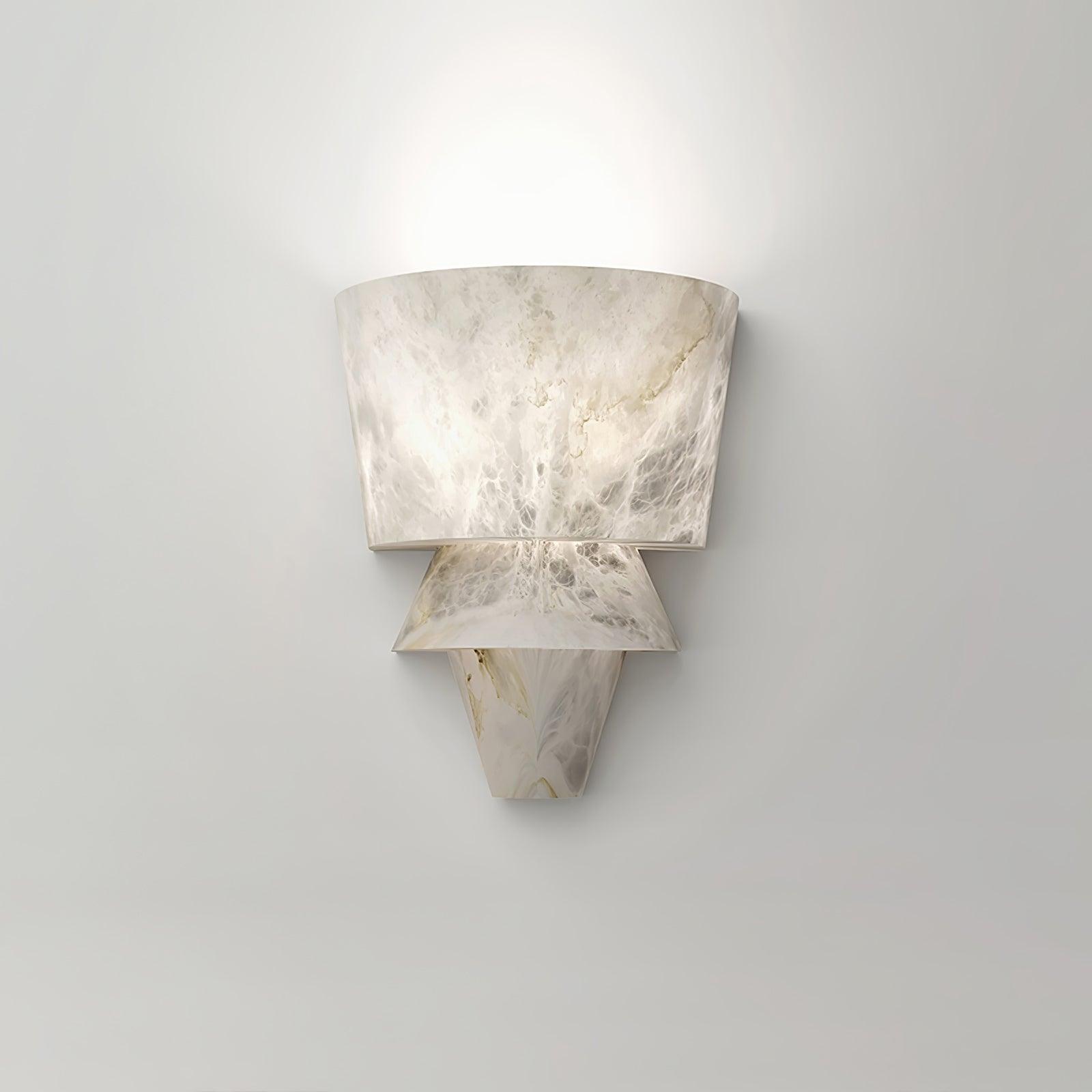 Vyloren Tiered Alabaster Wall Light - Letslighting