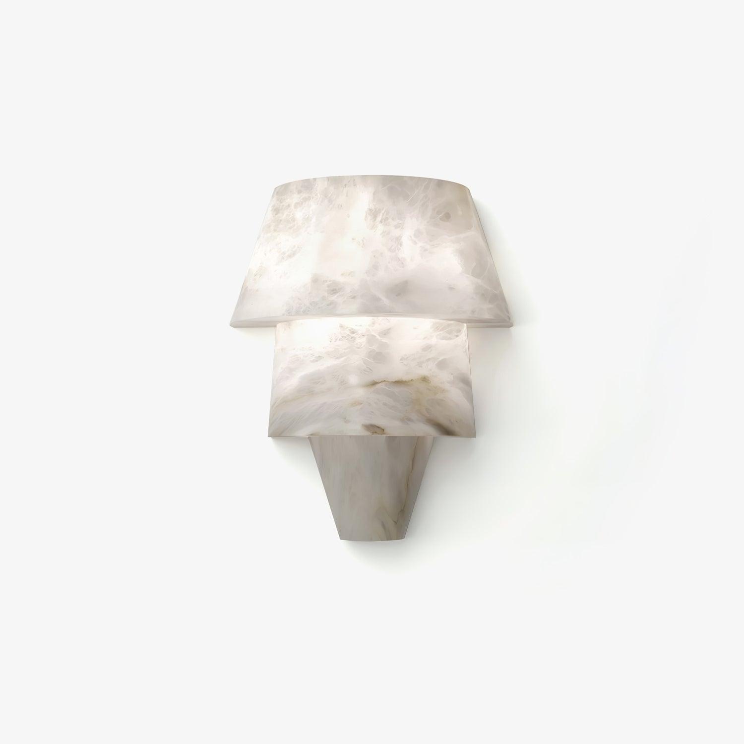 Vyloren Tiered Alabaster Wall Light - Letslighting