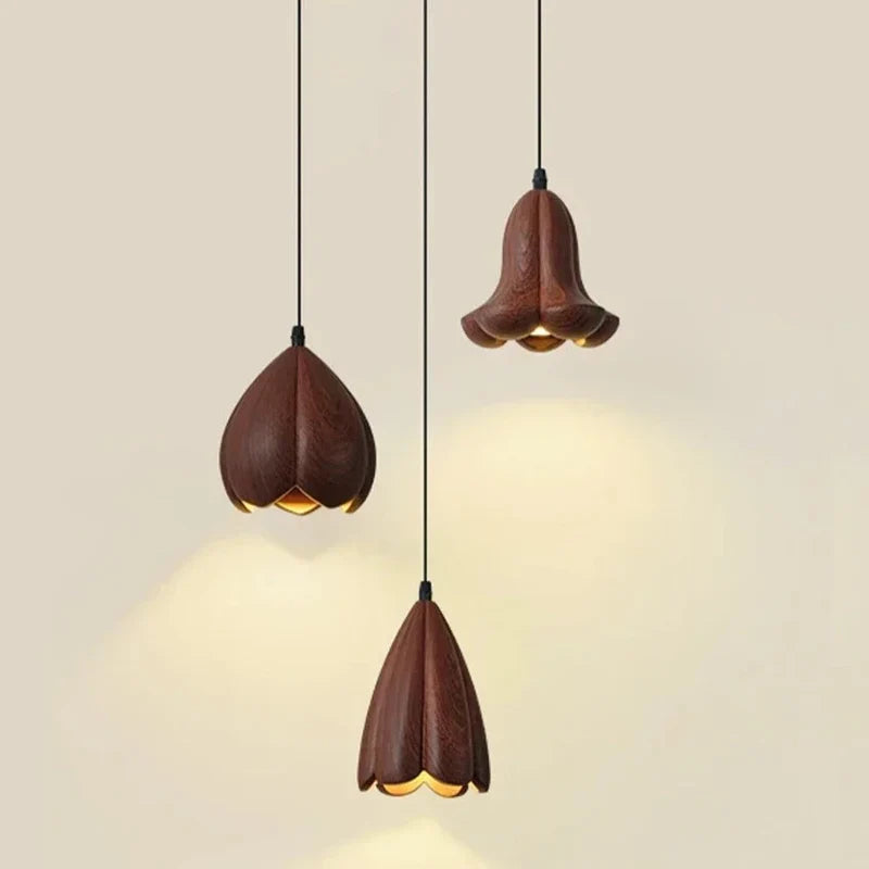 Ritta Vintage Flor LED Lámpara Colgante Metal/Resina Comedor