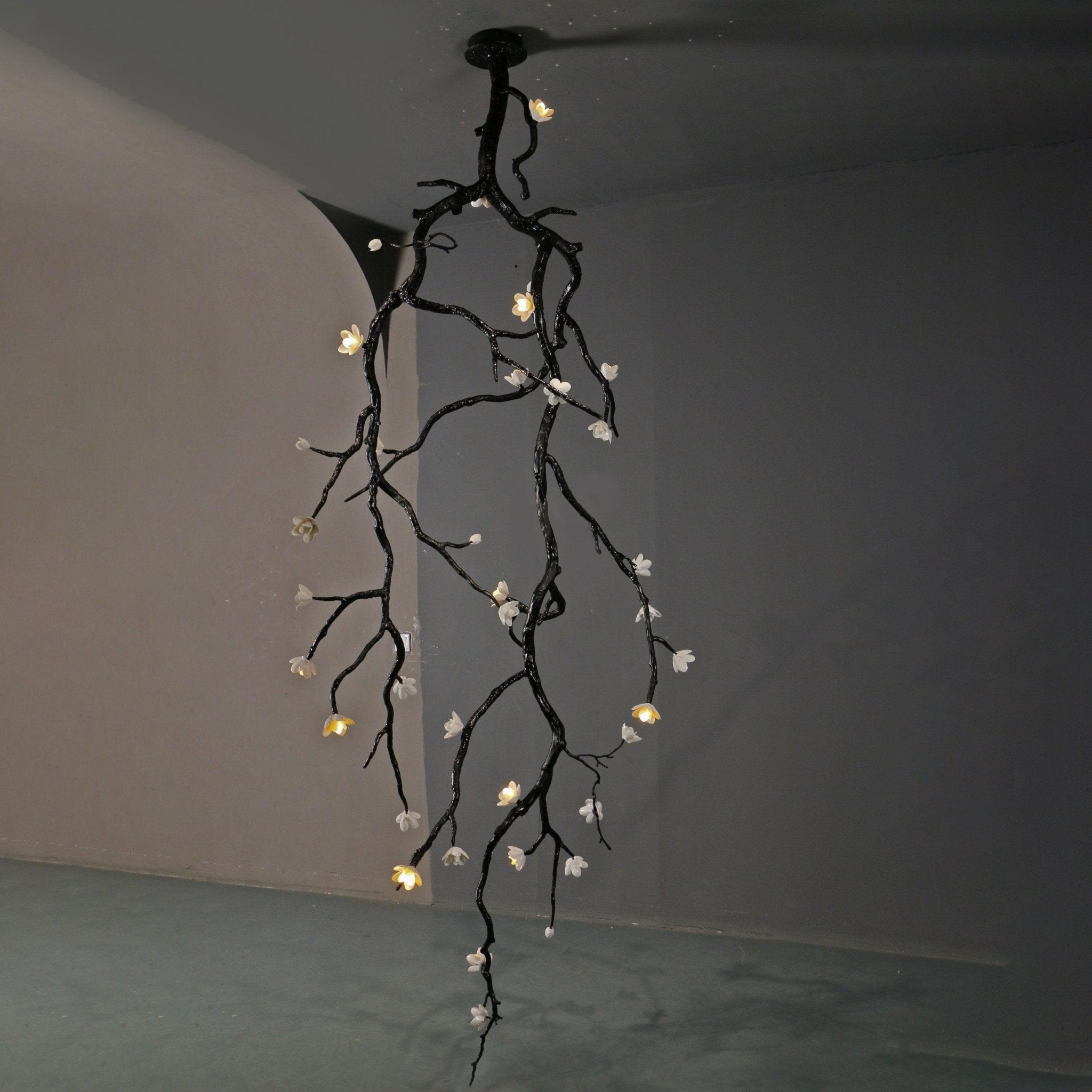 Large Long Branch Flower Chandelier - Letslighting