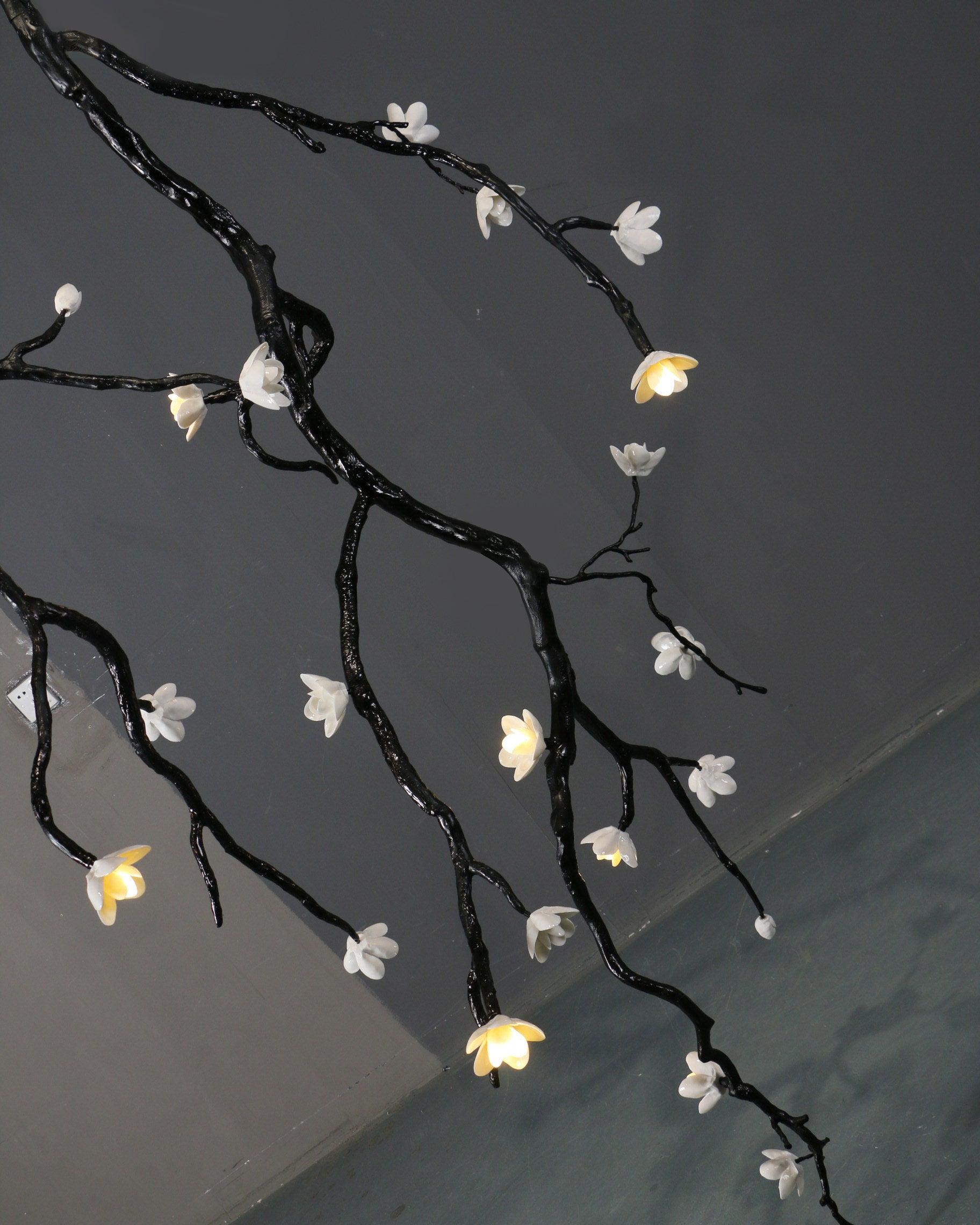 Large Long Branch Flower Chandelier - Letslighting