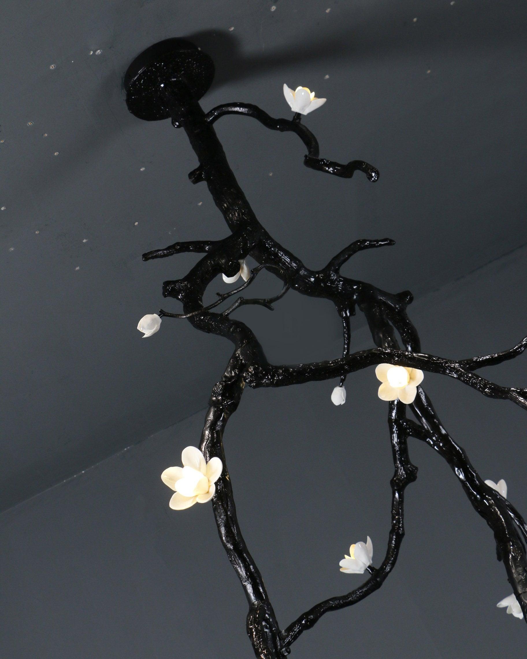 Large Long Branch Flower Chandelier - Letslighting