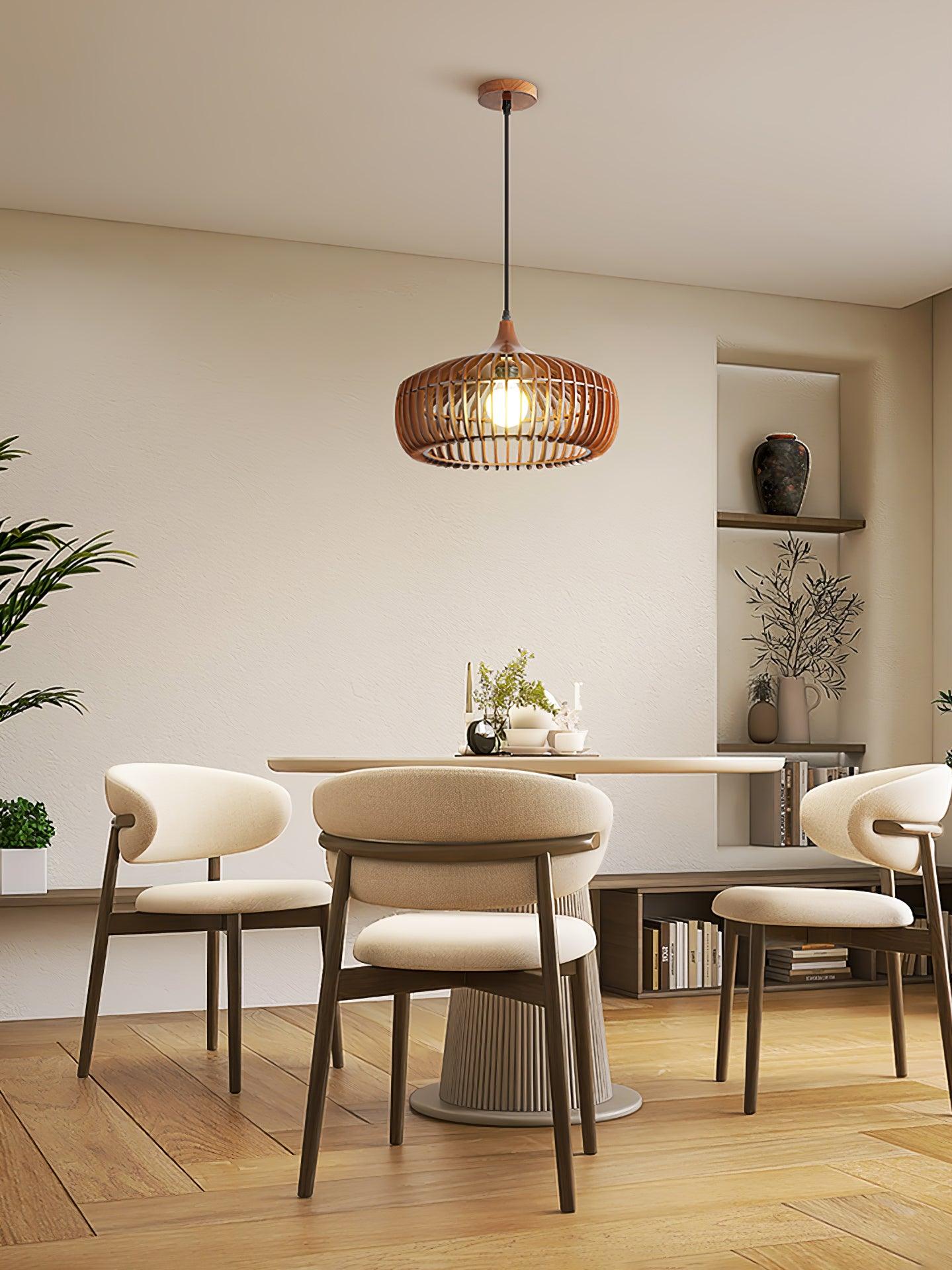 Lattice Nest Wooden Pendant Lamp - Letslighting