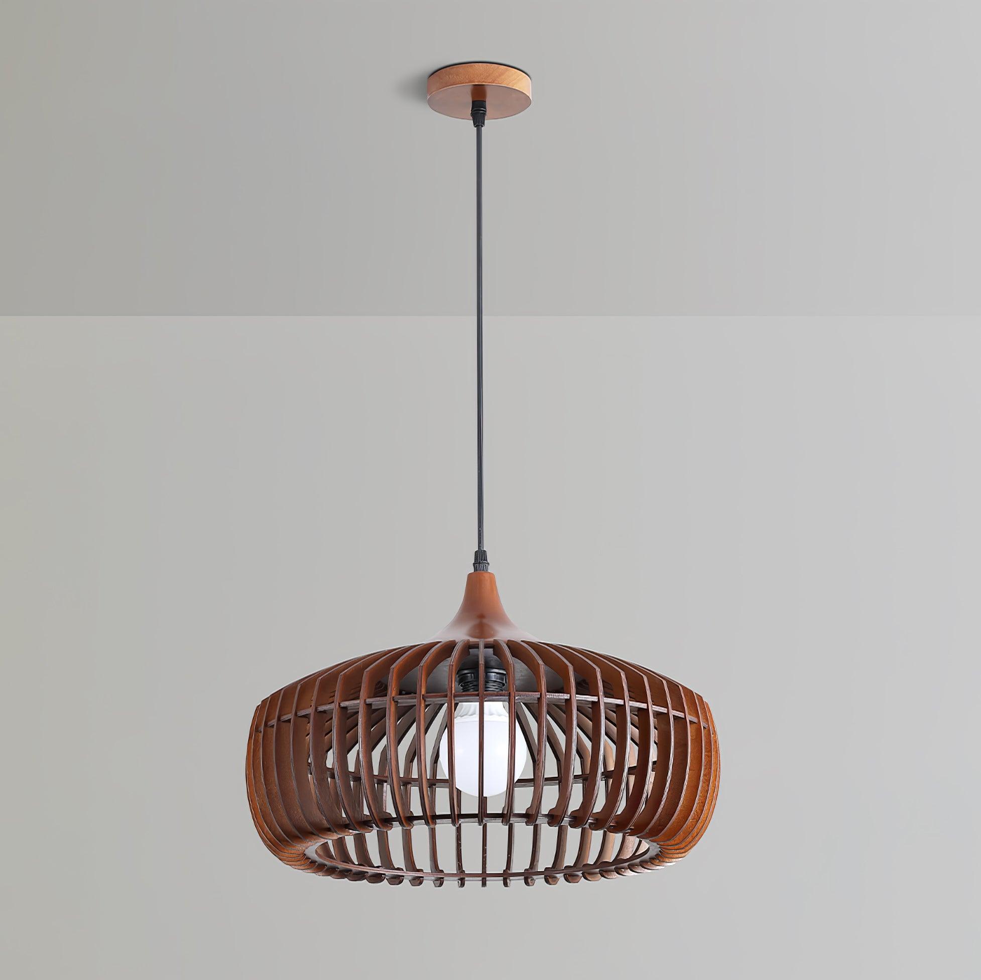 Lattice Nest Wooden Pendant Lamp - Letslighting