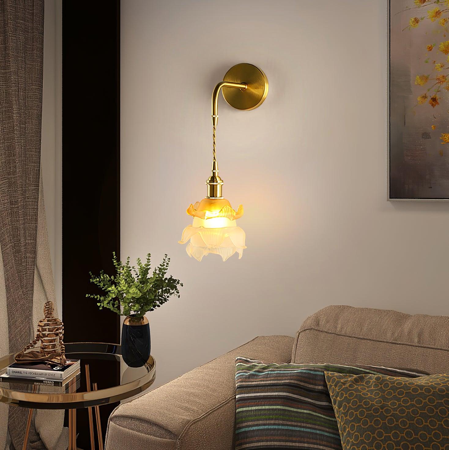 Laura Brass Wall Lamp - Letslighting