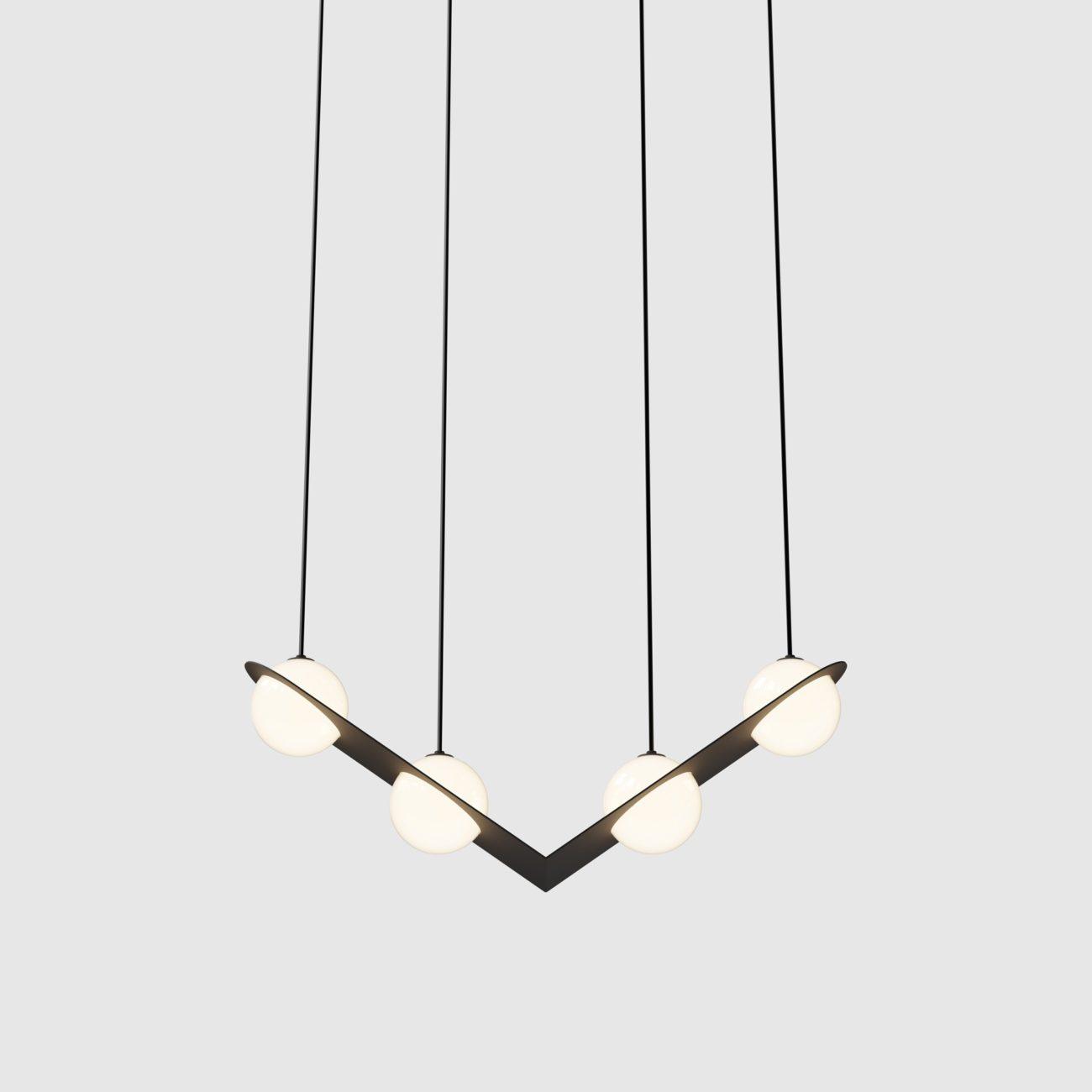 Orbion Black Pendant Lamp - Letslighting