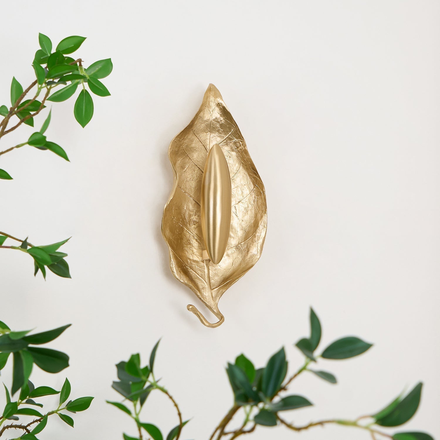 Leaf Brass Wall Lamp - Letslighting