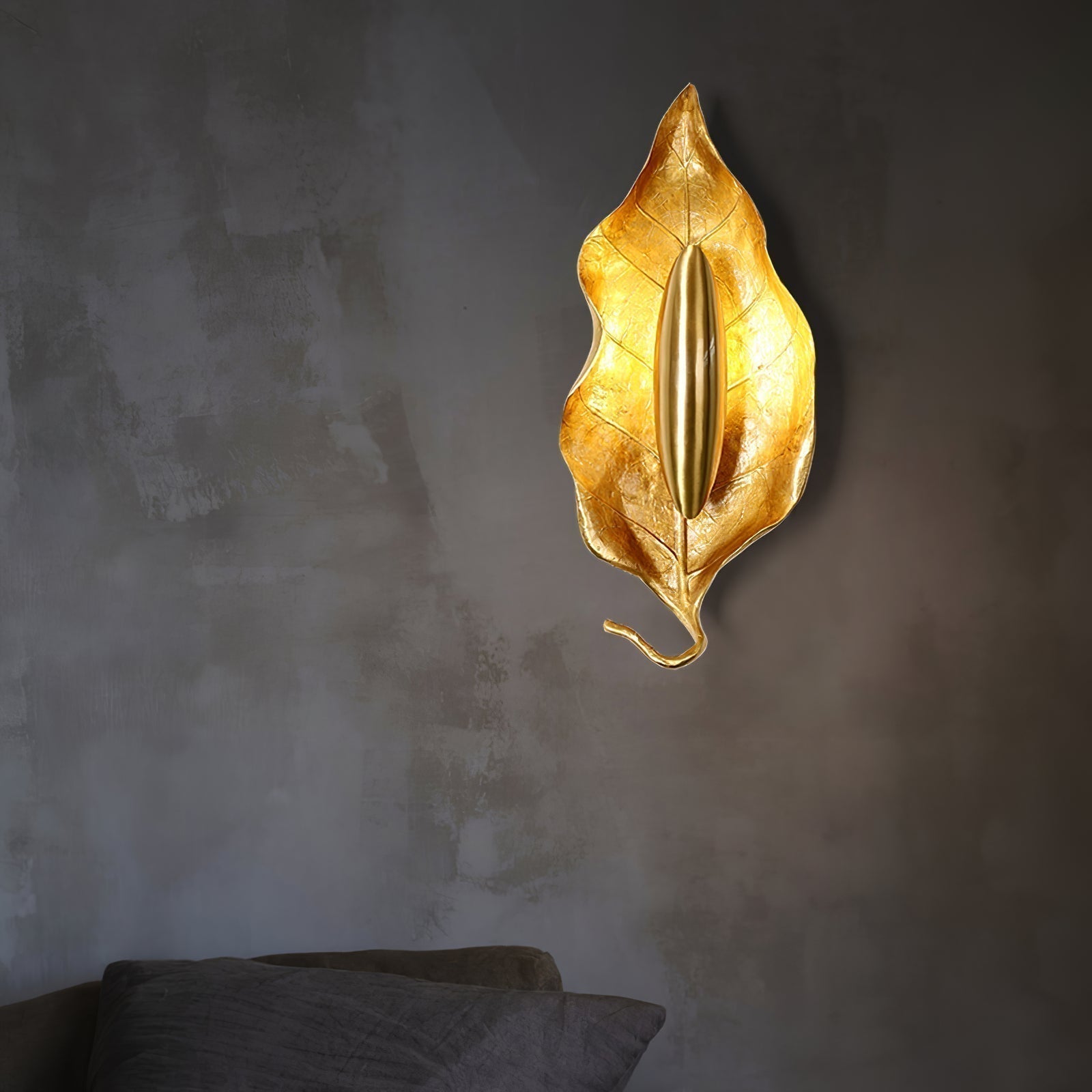 Leaf Brass Wall Lamp - Letslighting