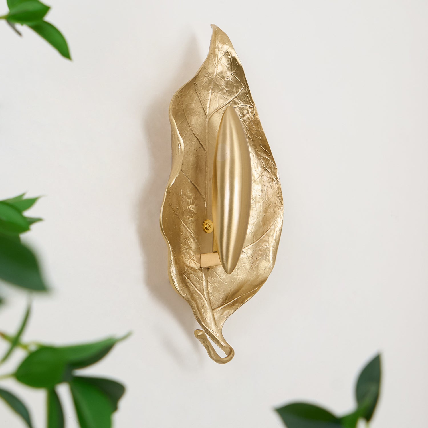 Leaf Brass Wall Lamp - Letslighting