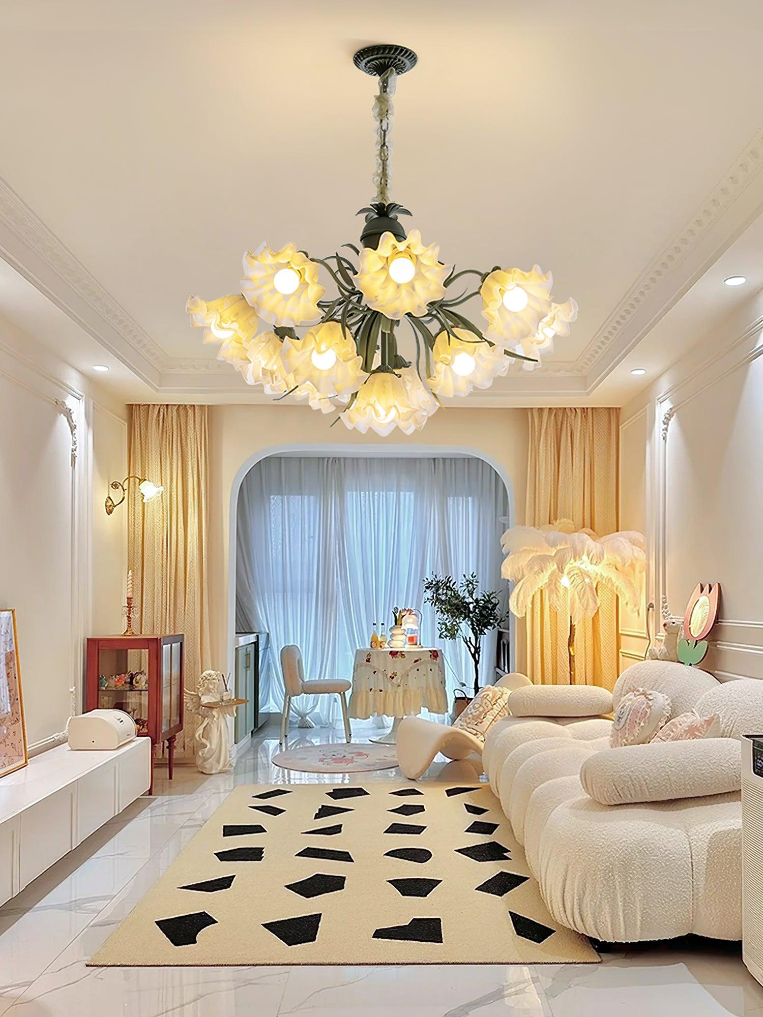 Lily of the Valley Flower Chandelier - Letslighting
