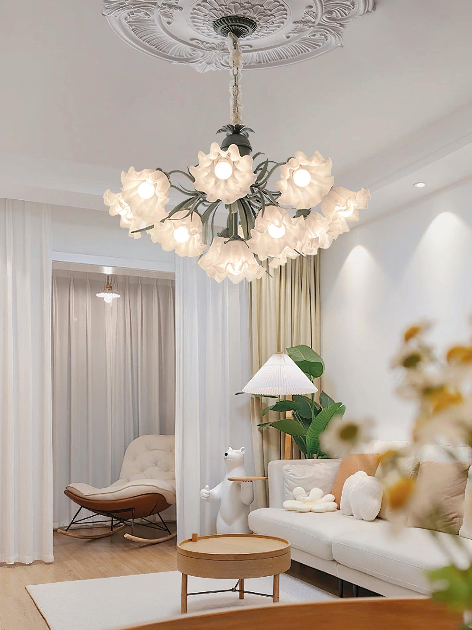 Lily of the Valley Flower Chandelier - Letslighting