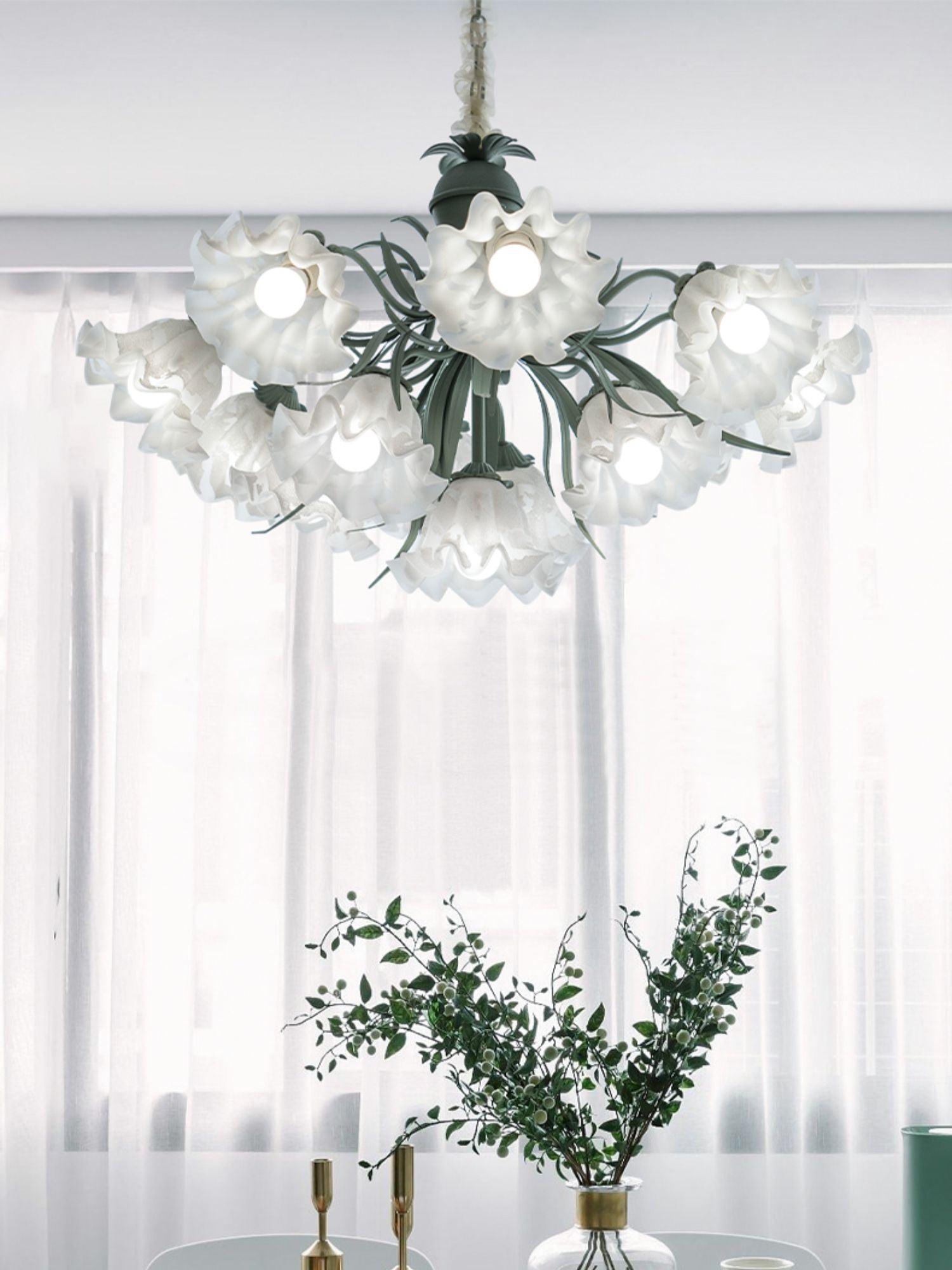 Lily of the Valley Flower Chandelier - Letslighting