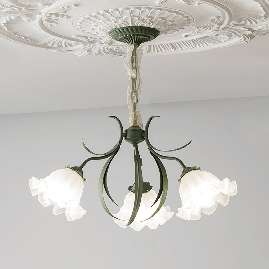 Lily of the Valley Flower Chandelier - Letslighting