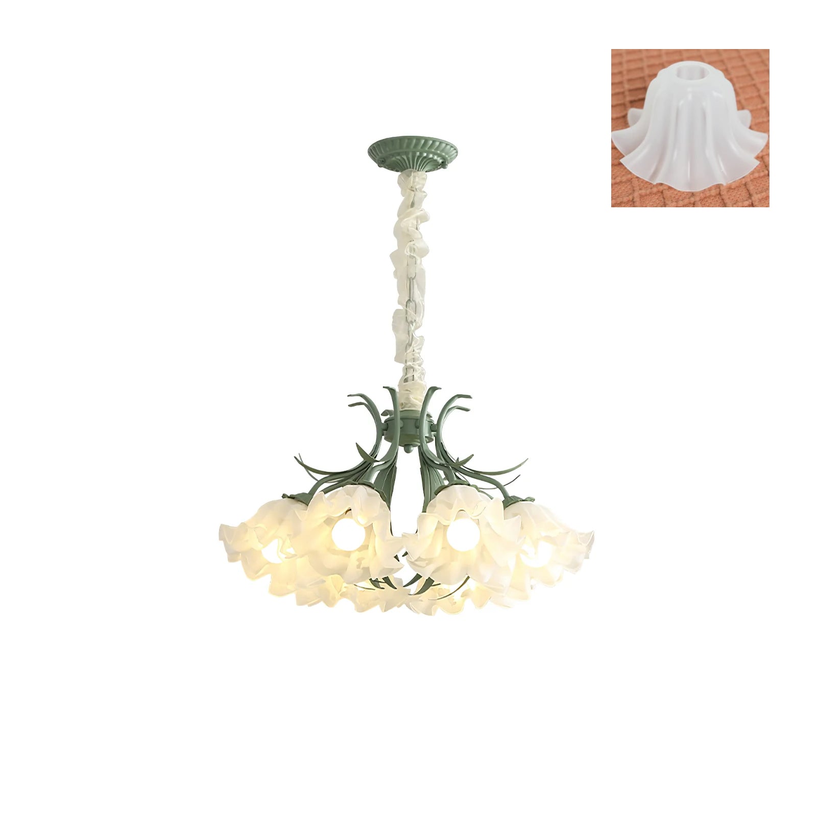 Lily of the Valley Flower Chandelier - Letslighting