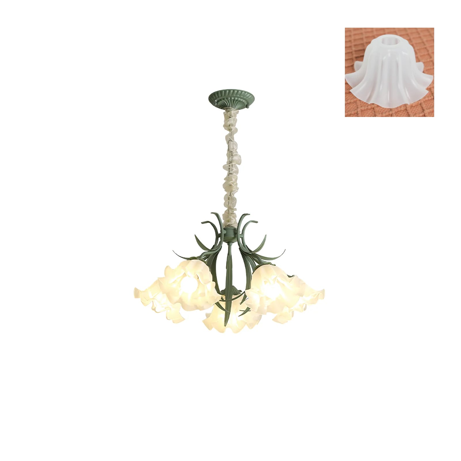 Lily of the Valley Flower Chandelier - Letslighting