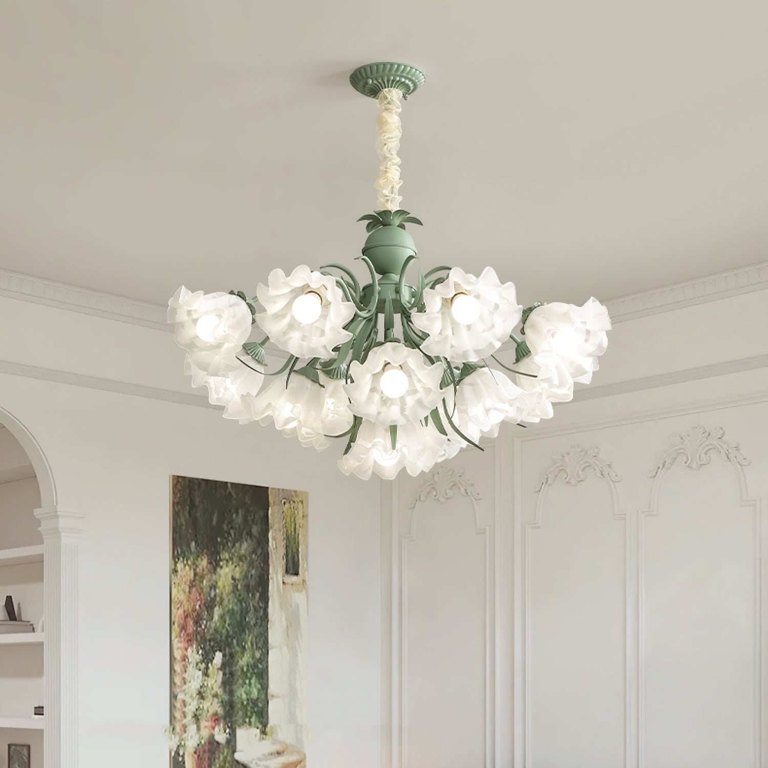 Lily of the Valley Flower Chandelier - Letslighting