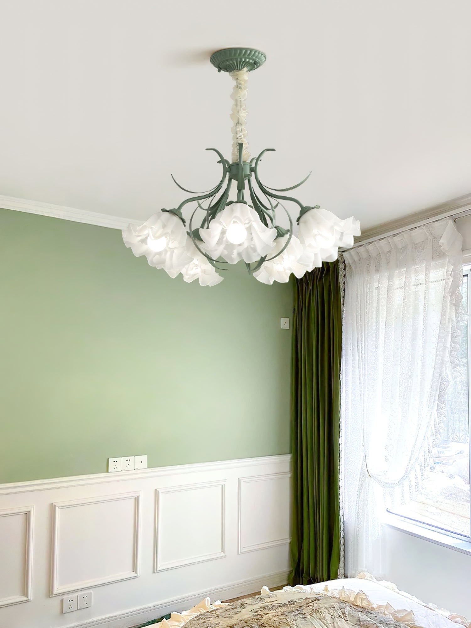 Lily of the Valley Flower Chandelier - Letslighting