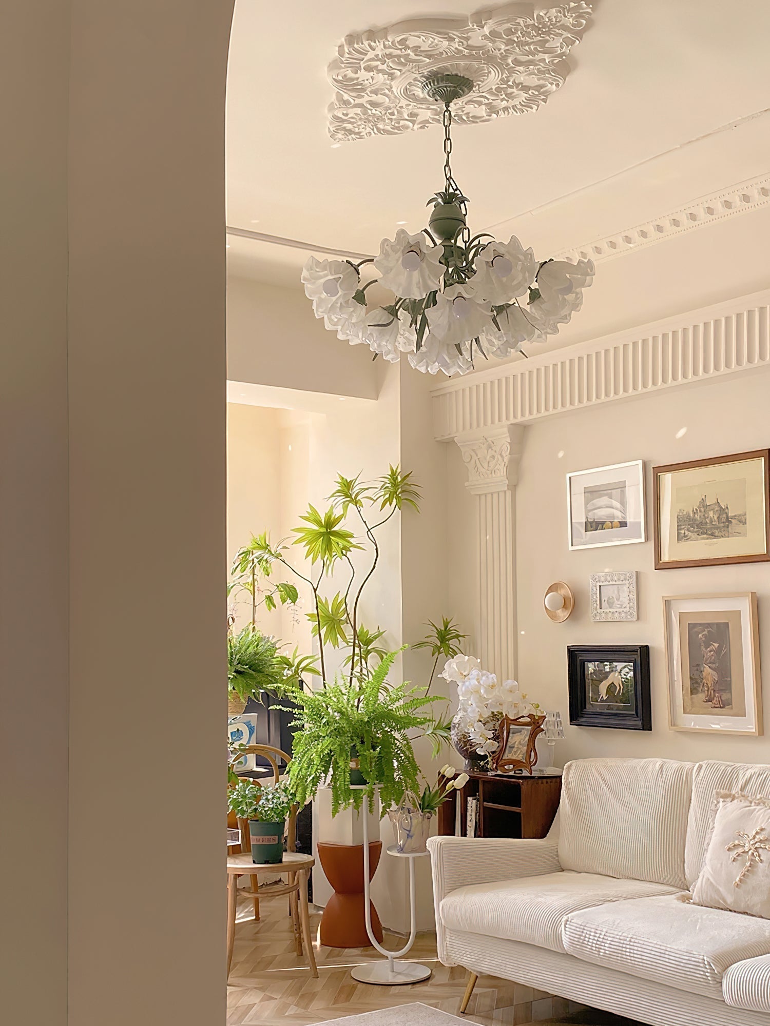 Lily of the Valley Flower Chandelier - Letslighting