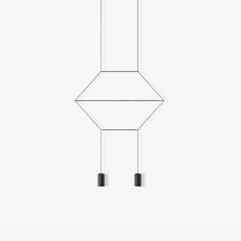 Line Art Pendant Light - Letslighting