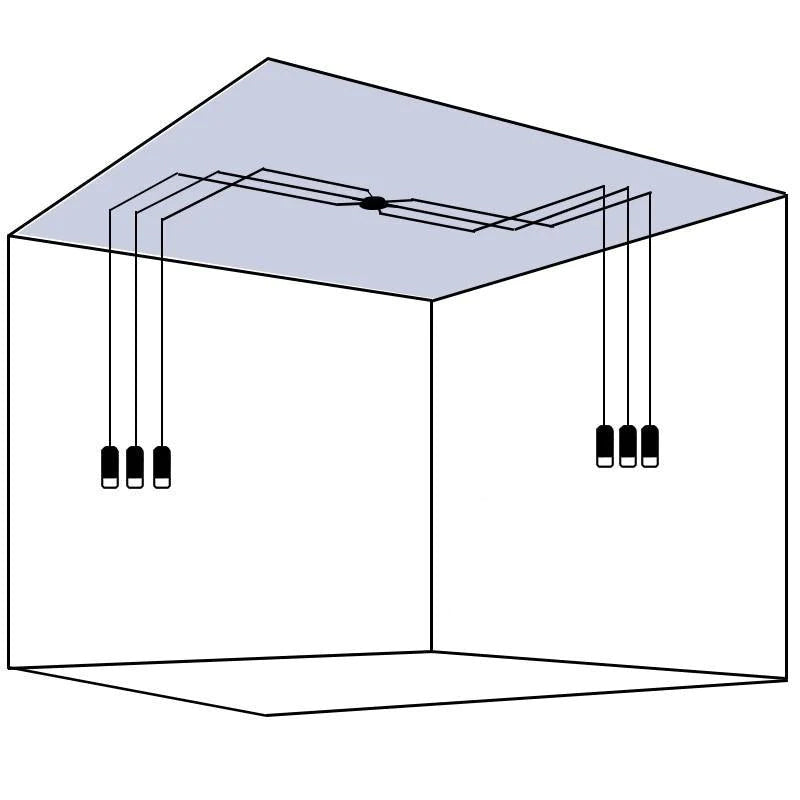 Line Form Pendant light - Letslighting