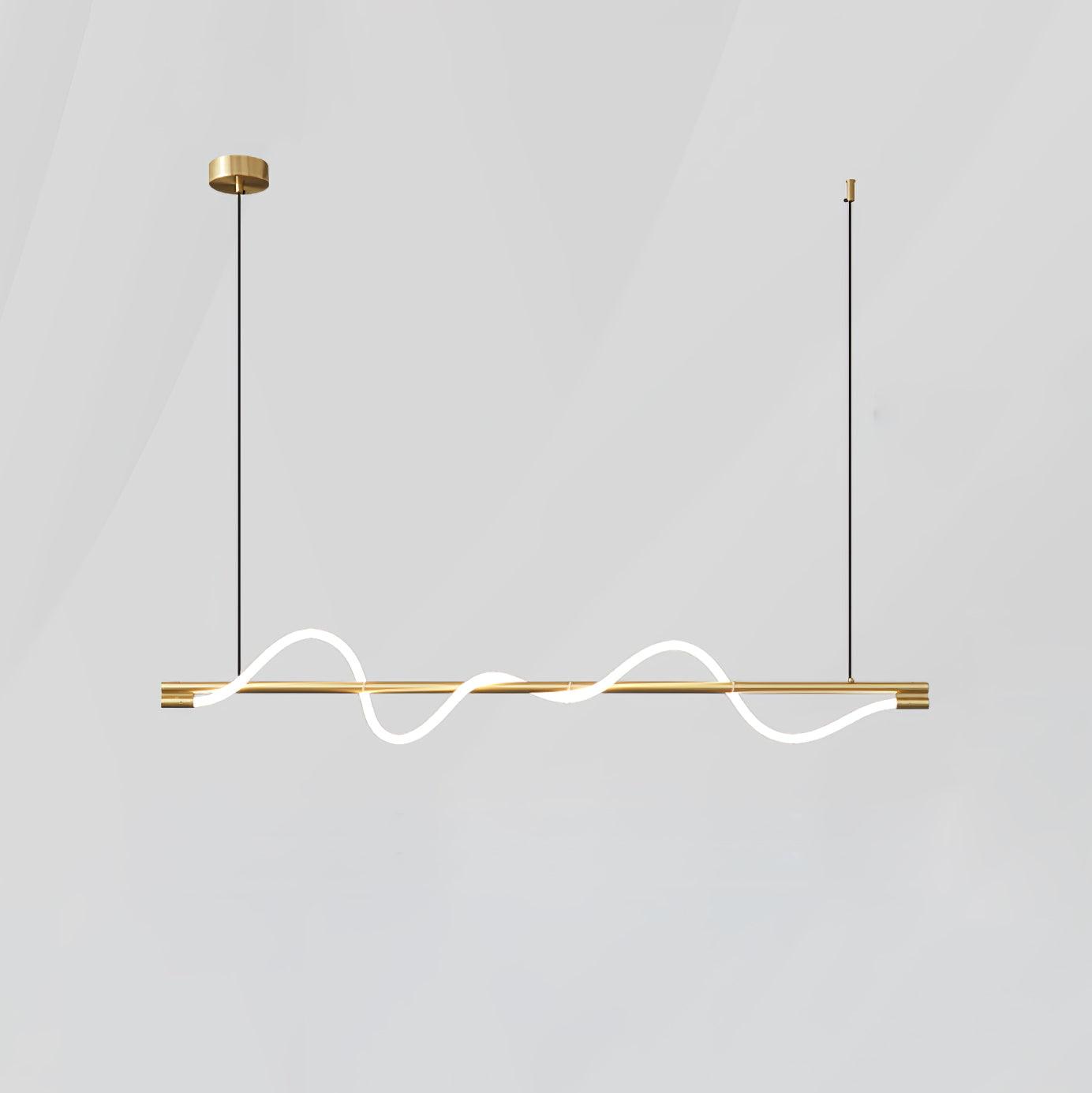 Linear Curve Island Pendant Lamp - Letslighting