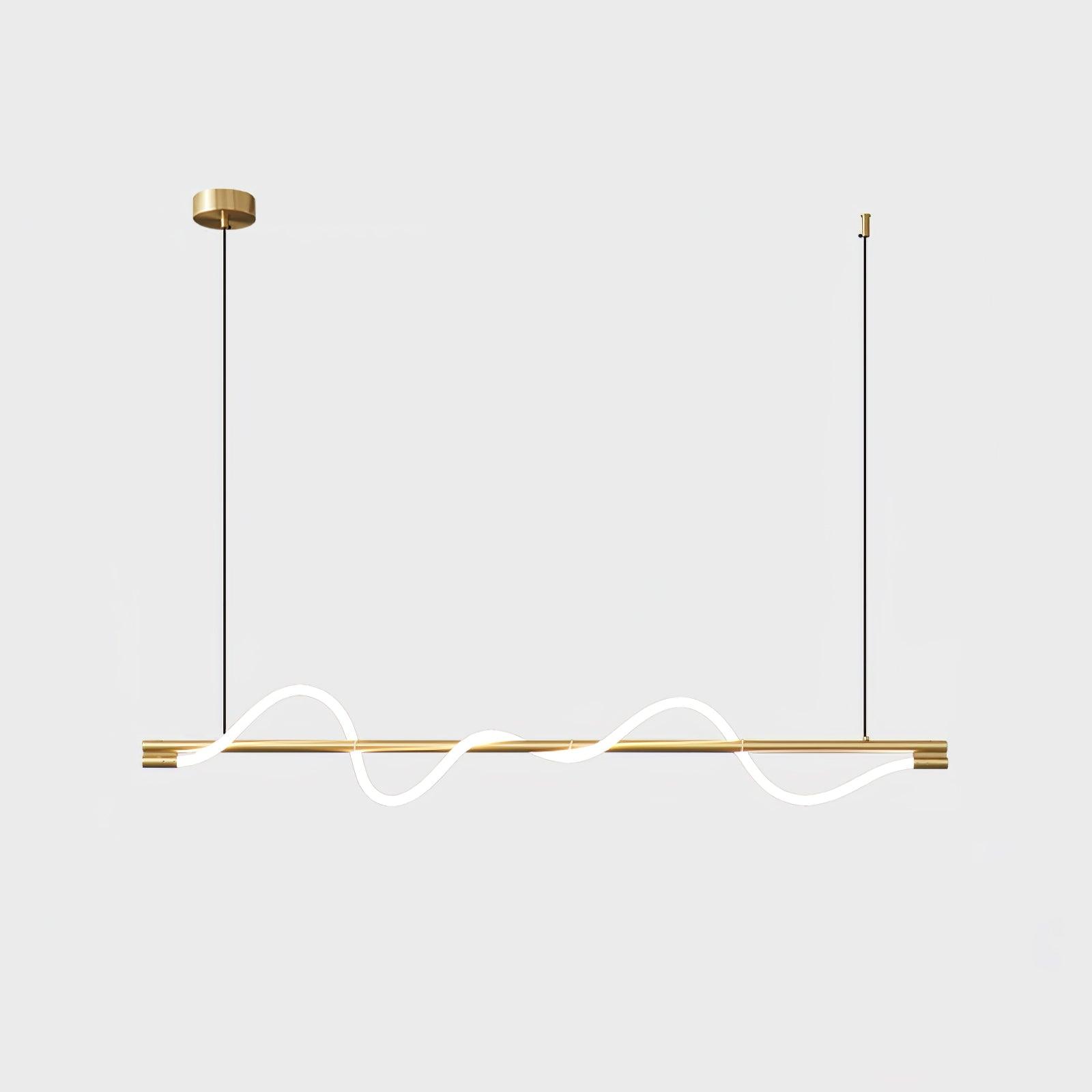 Linear Curve Island Pendant Lamp - Letslighting