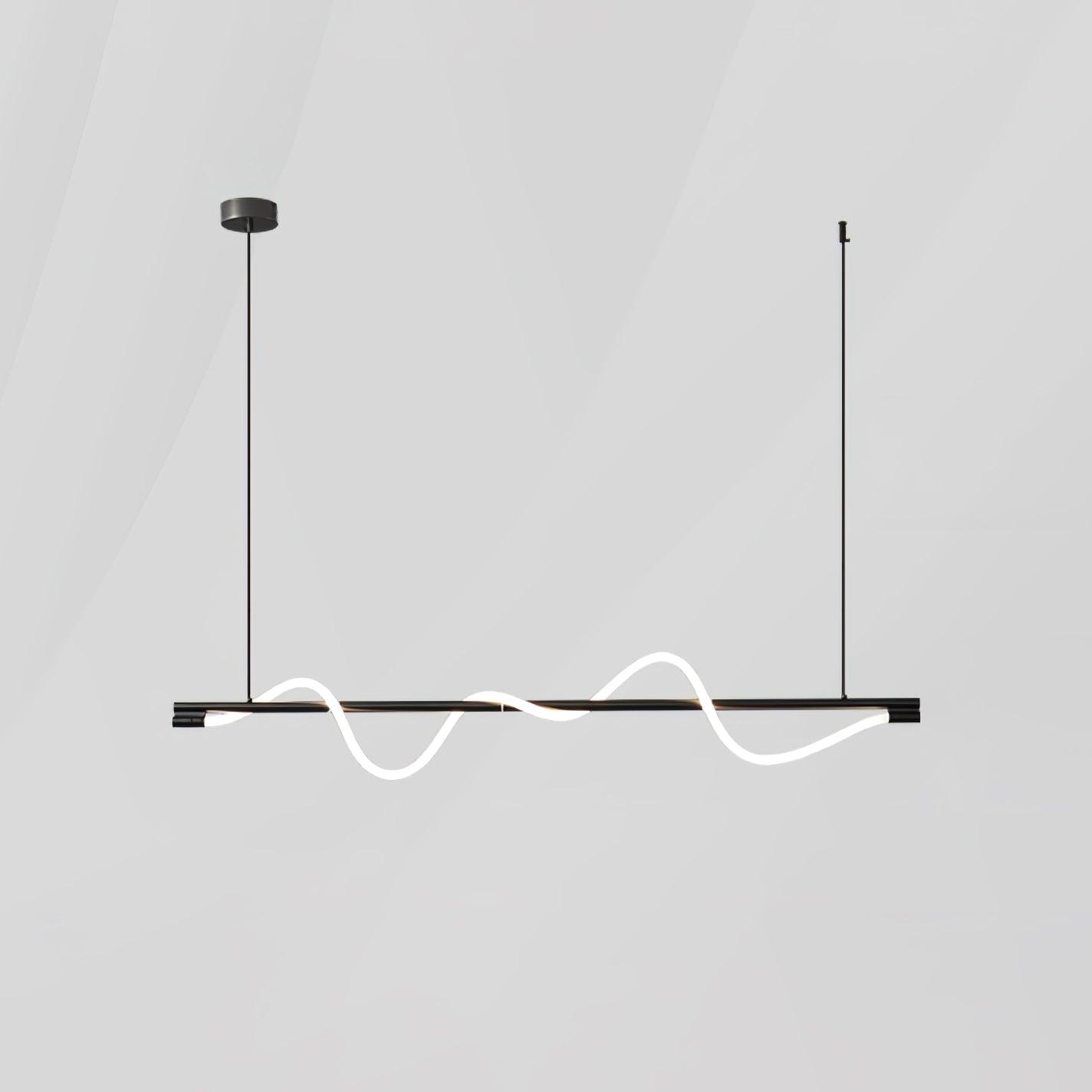 Linear Curve Island Pendant Lamp - Letslighting