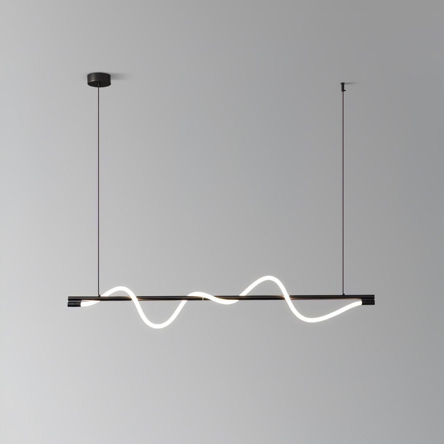 Linear Curve Island Pendant Lamp - Letslighting