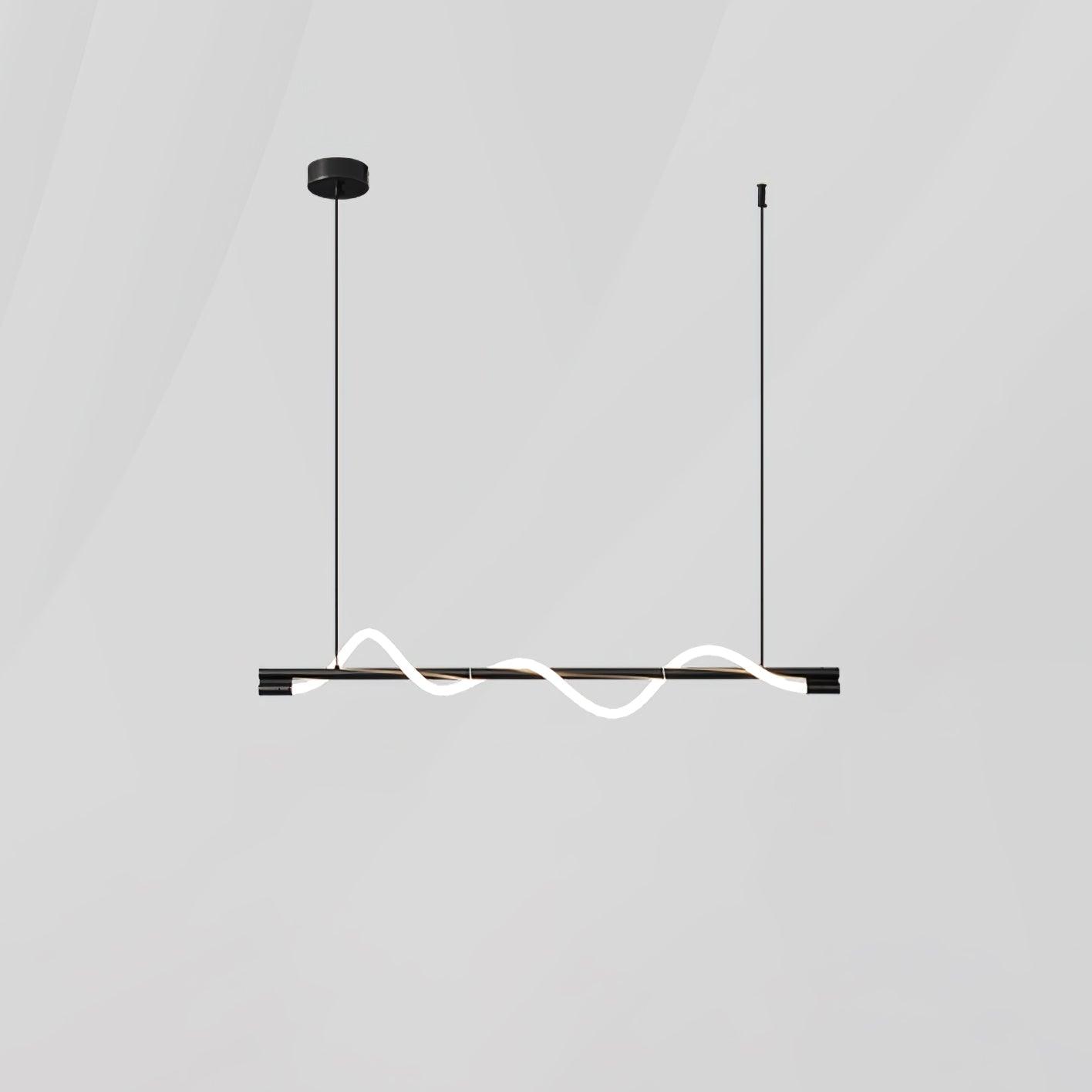 Linear Curve Island Pendant Lamp - Letslighting