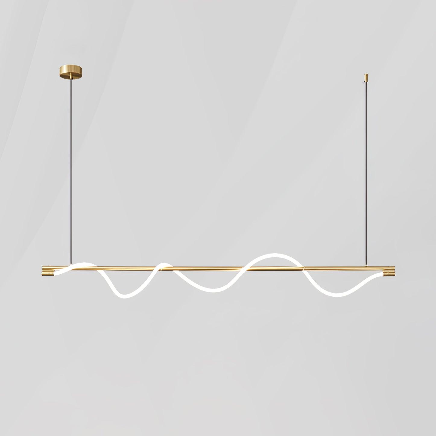 Linear Curve Island Pendant Lamp - Letslighting