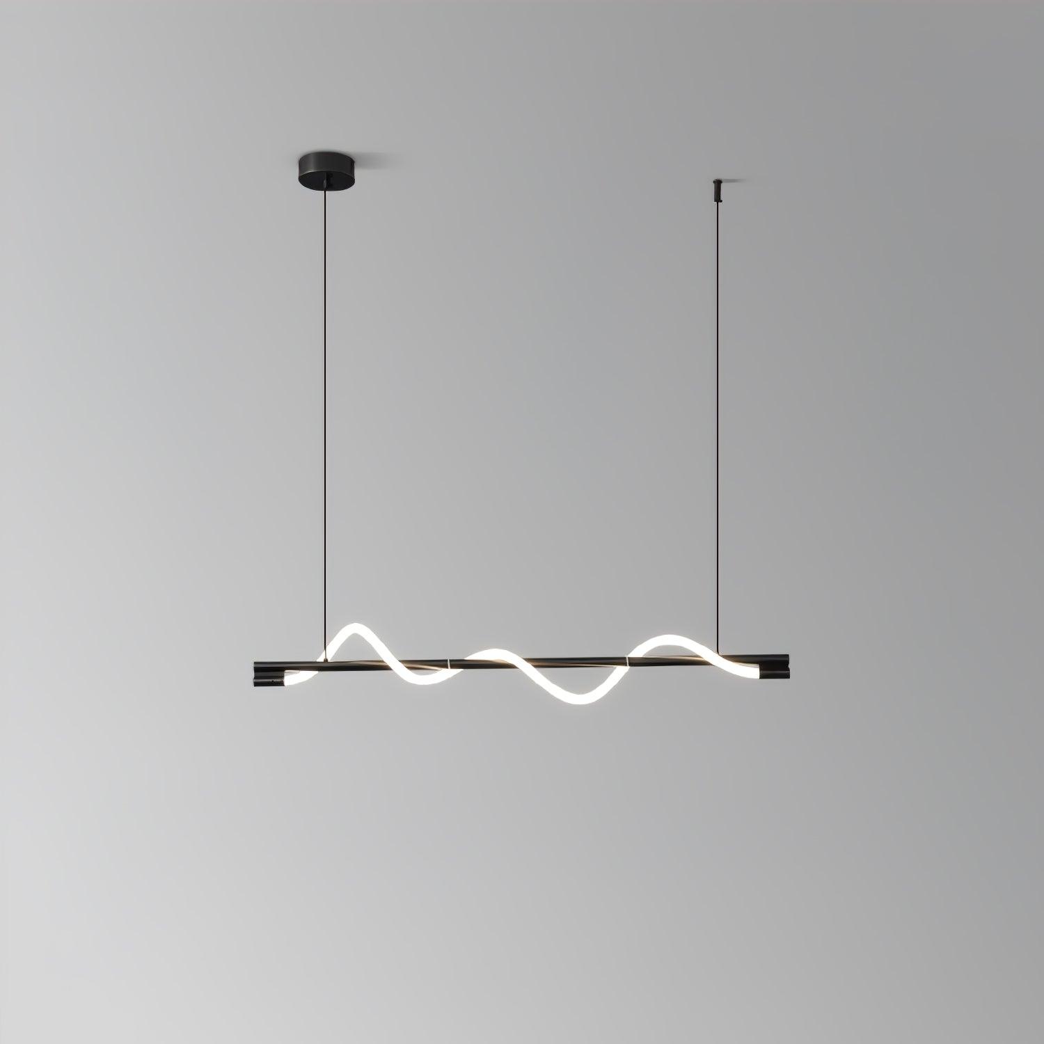 Linear Curve Island Pendant Lamp - Letslighting