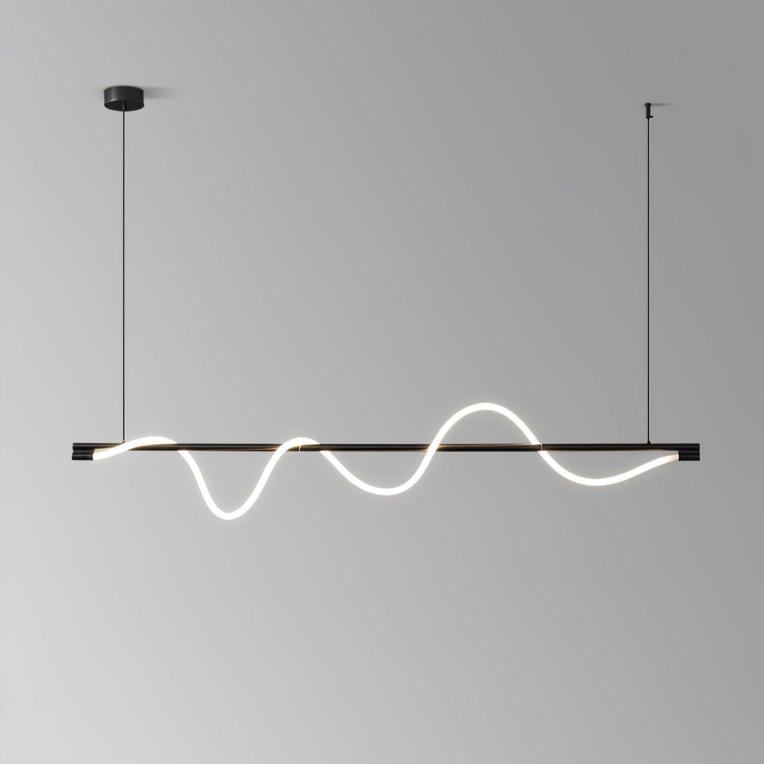 Linear Curve Island Pendant Lamp - Letslighting