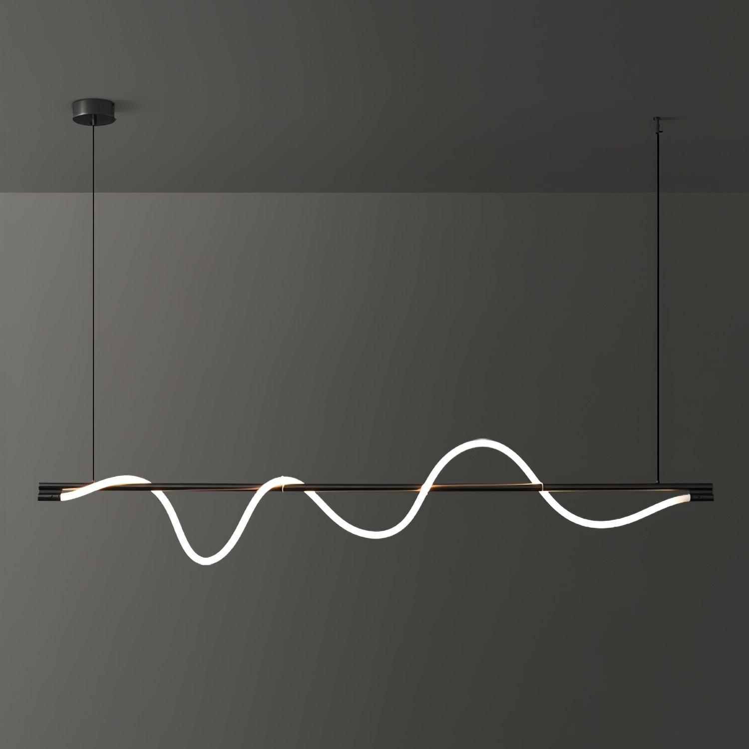 Linear Curve Island Pendant Lamp - Letslighting