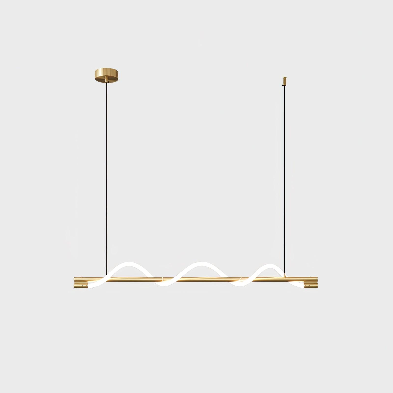 Linear Curve Island Pendant Lamp - Letslighting