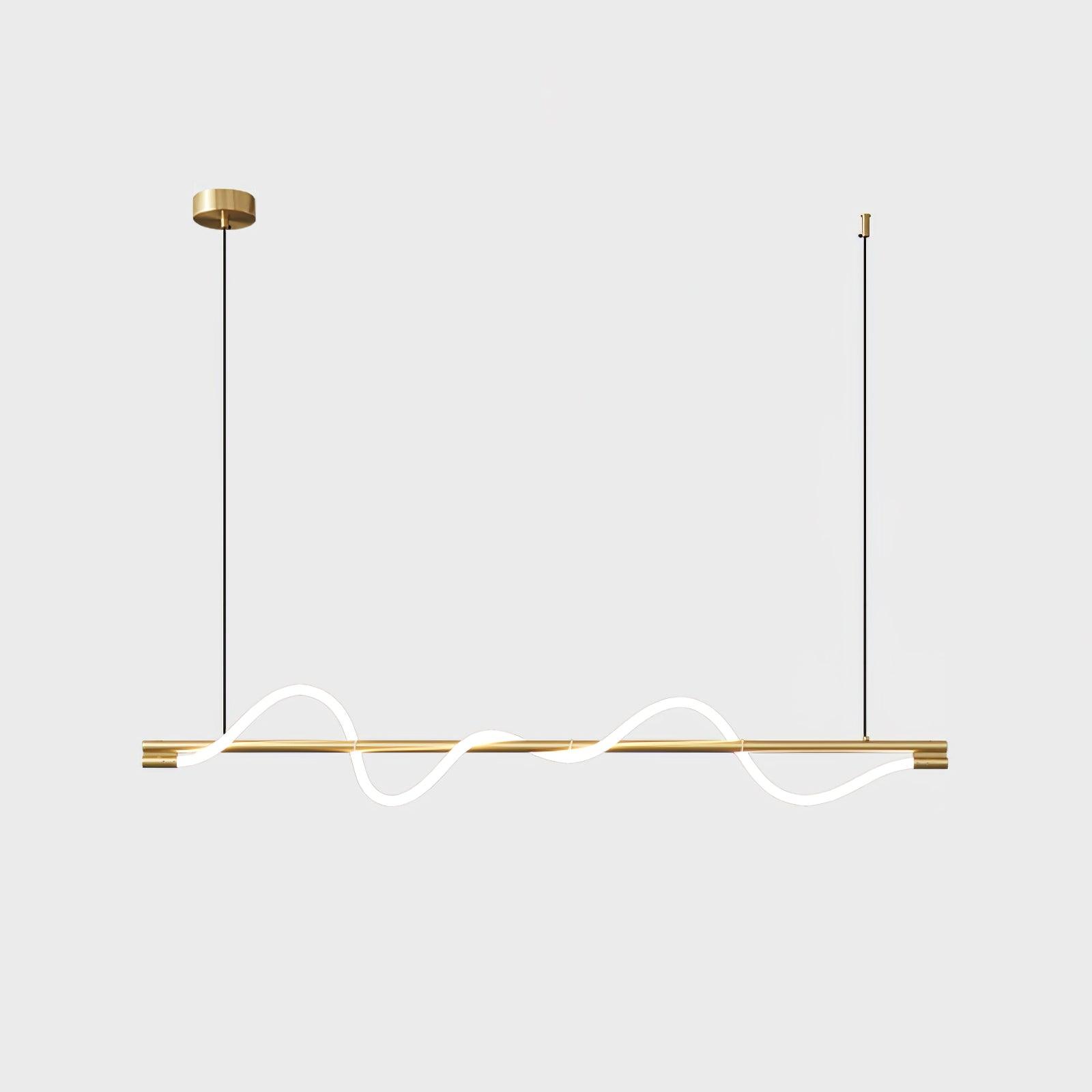 Linear Curve Island Pendant Lamp - Letslighting