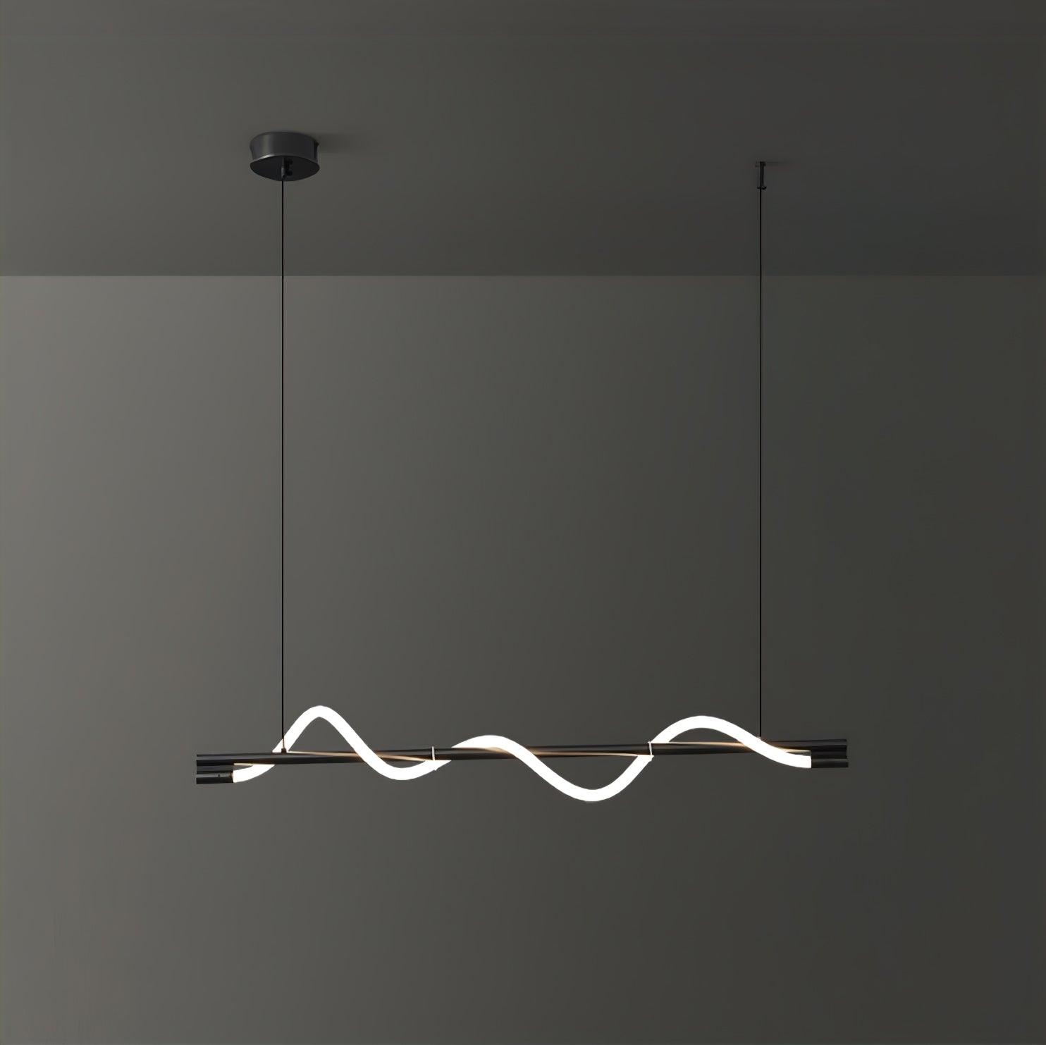 Linear Curve Island Pendant Lamp - Letslighting
