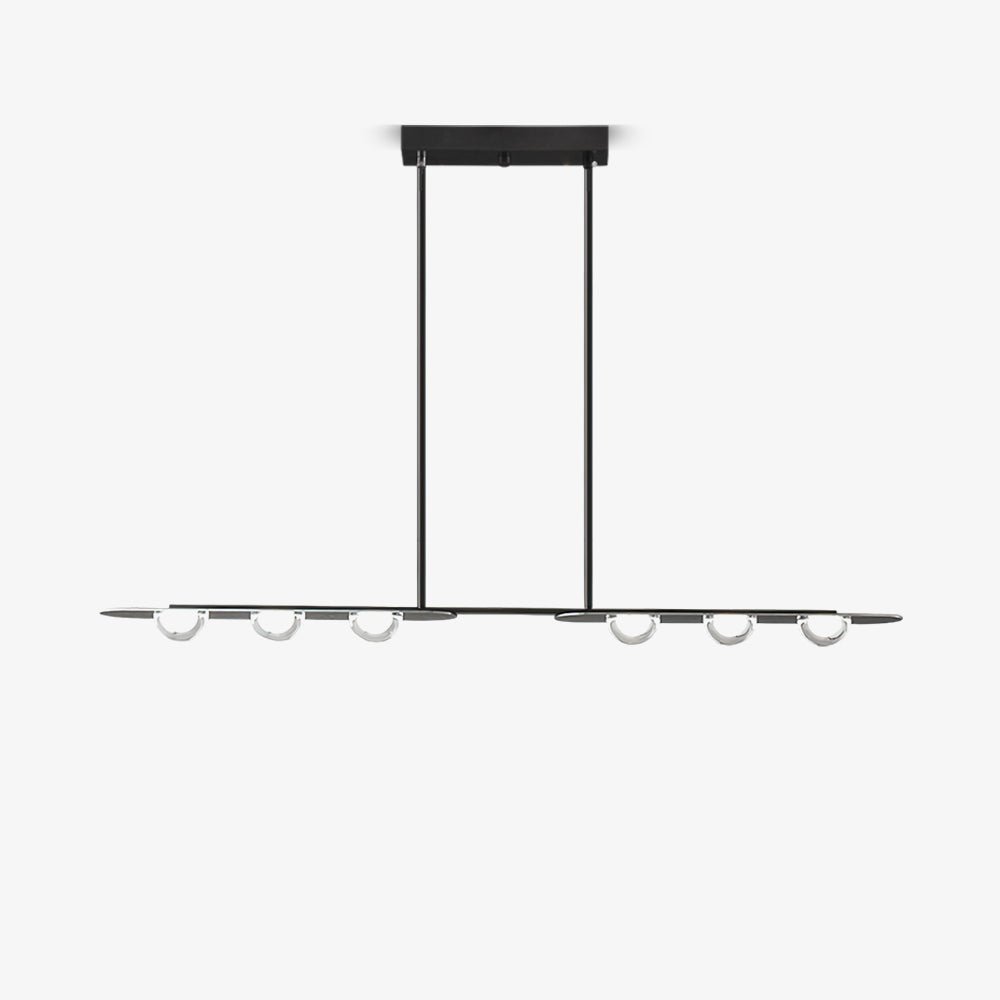 Aurora Pendant Lamp Linear Glass Minimalist - Letslighting